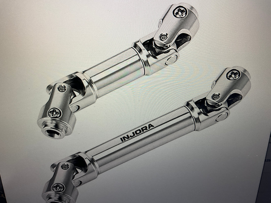 Injora Axial SCX30 Stainless Steel Drive Shafts Set