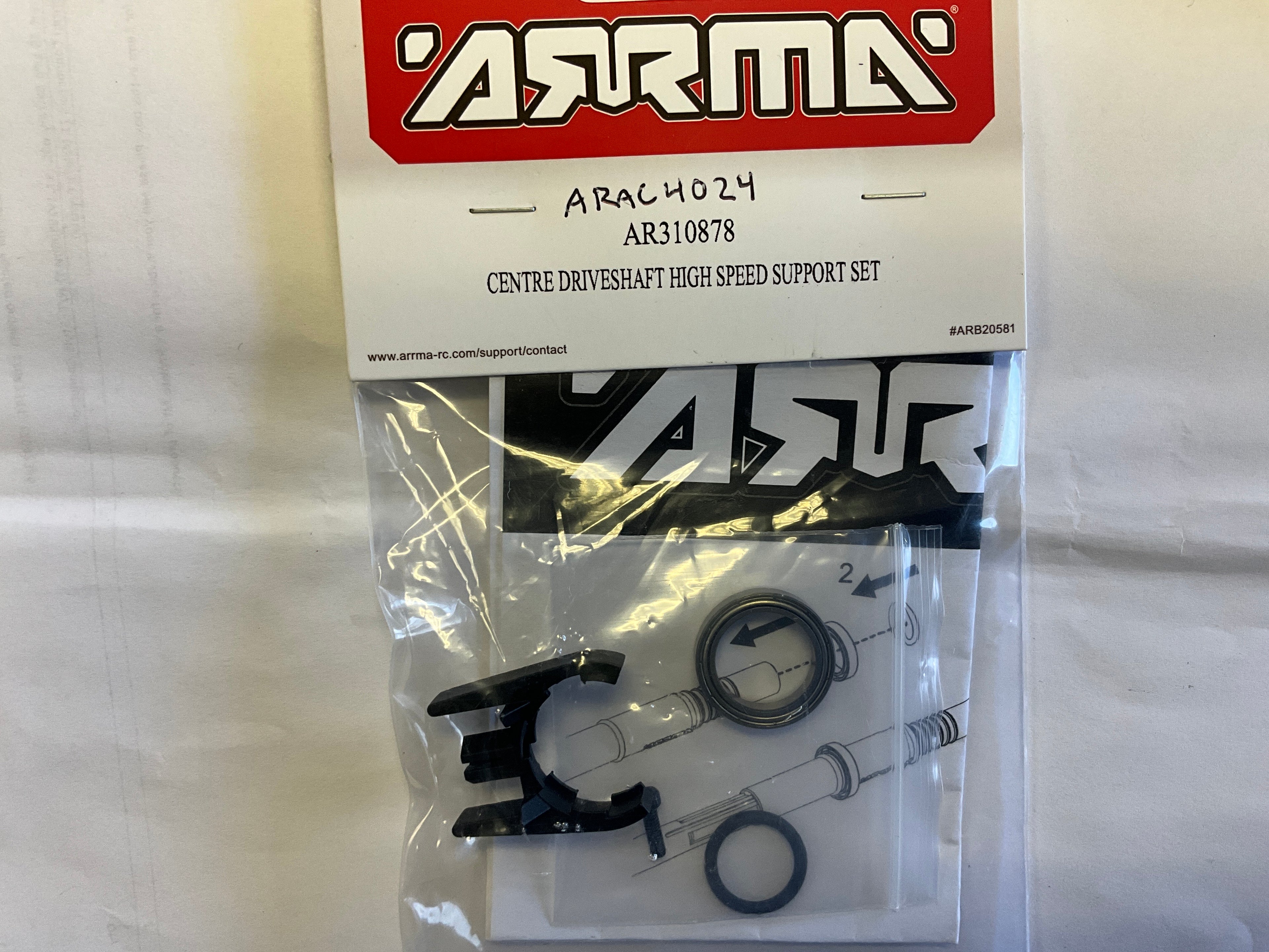 ARRMA Center Driveshaft High Speed Support: 4x4 AR310878