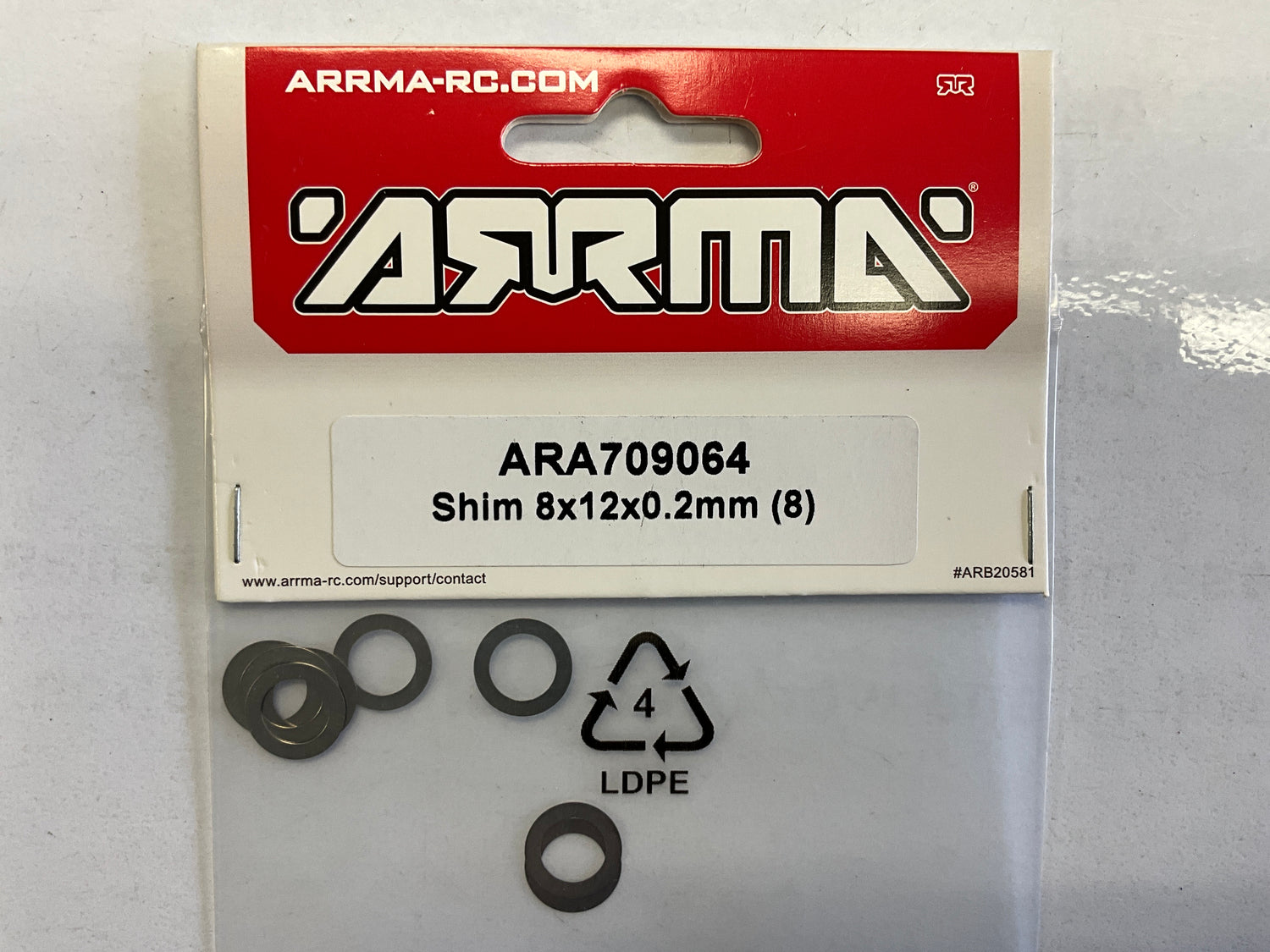 ARRMA Shim 8x12x0.2mm (8)