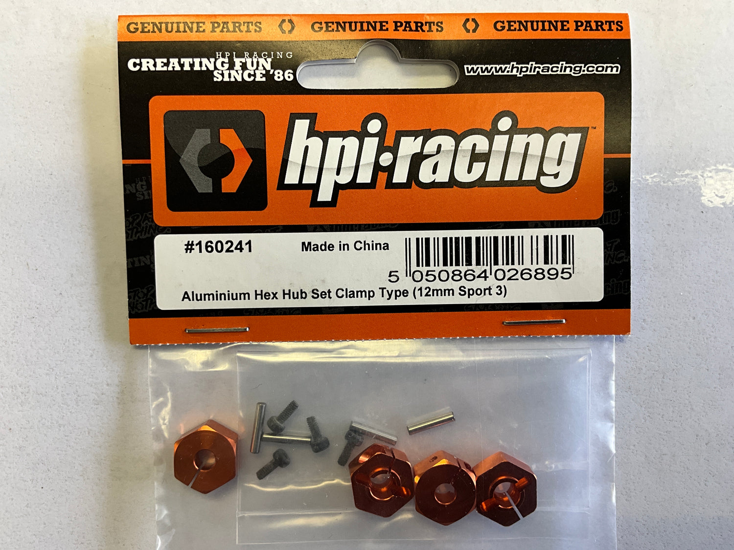 HPI Aluminium Hex Hub Set Clamp Type (12mm Sport 3)