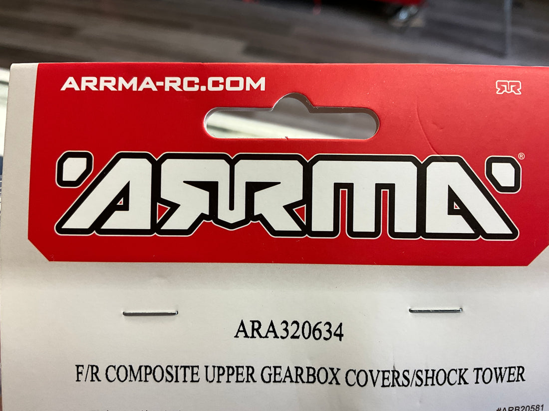 ARRMA F/R Composite Upper Gearbox Covers/Shock Tower Vorteks