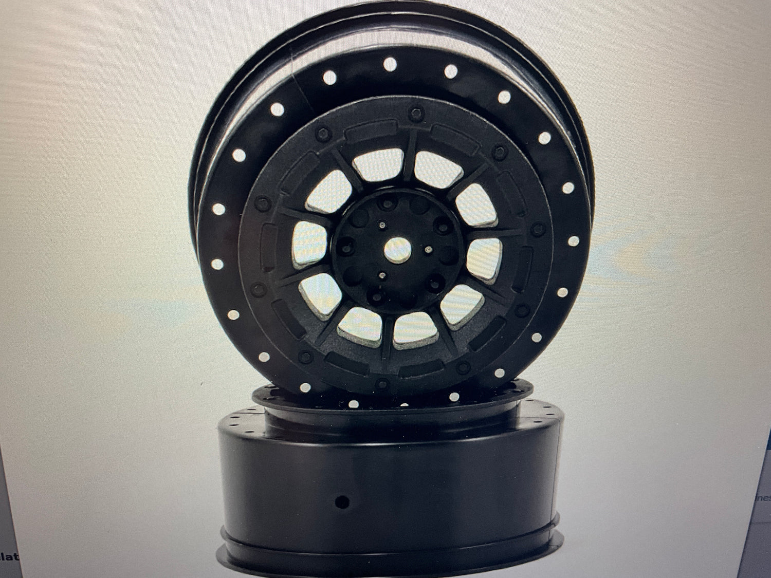 JConcepts 12mm Hex Hazard Short Course Wheels w/3mm Offset (Black) (2) (SC5M)