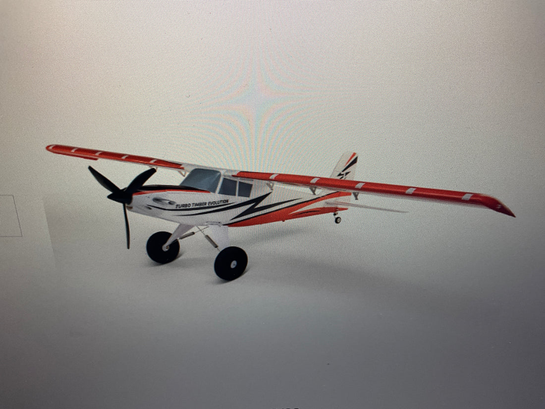 E-FLITE Turbo Timber Evolution 1.5m BNF Basic, includes Floats