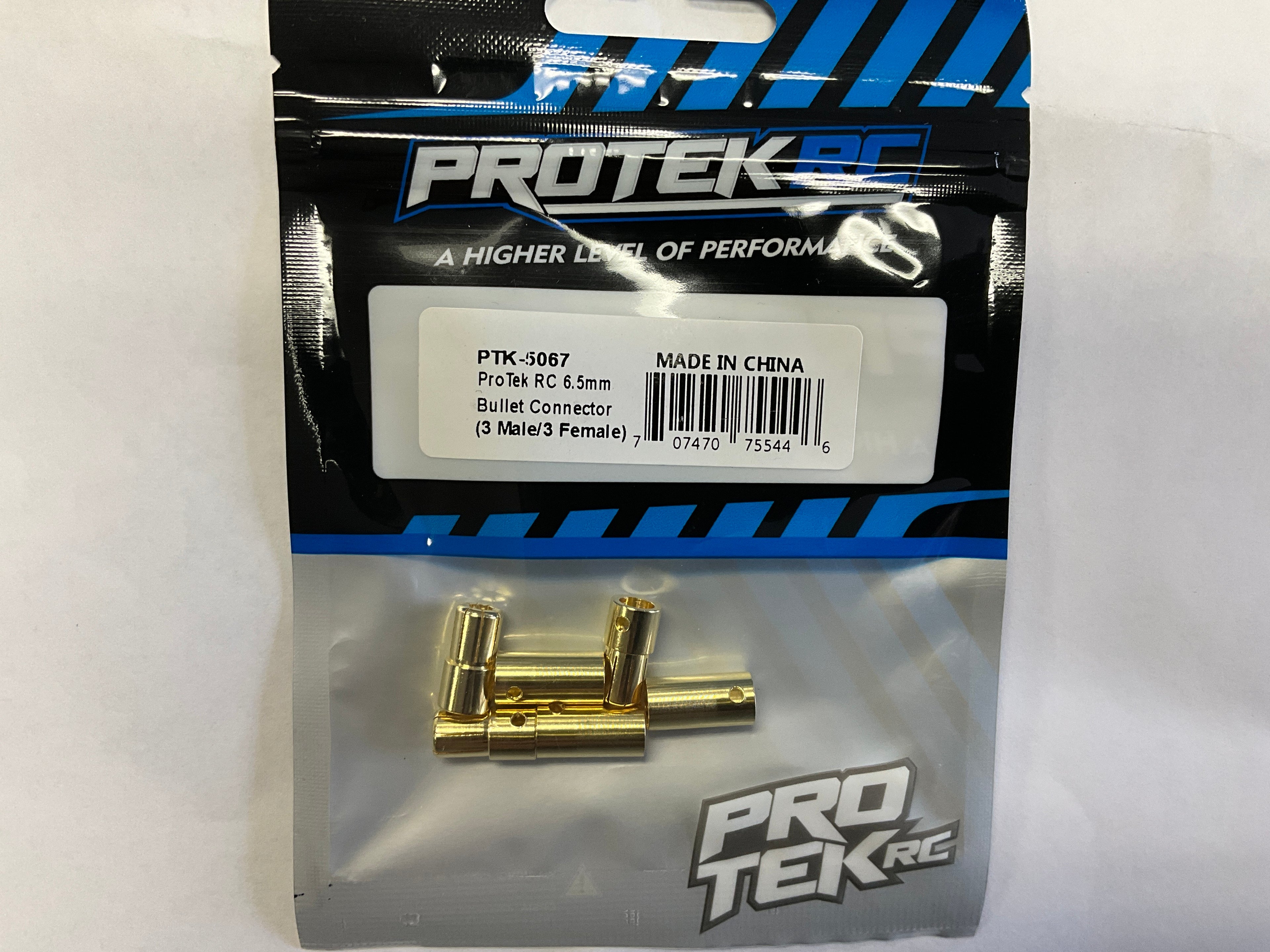 ProTek RC 6.5mm Bullet Connector (3 Male/3 Female)