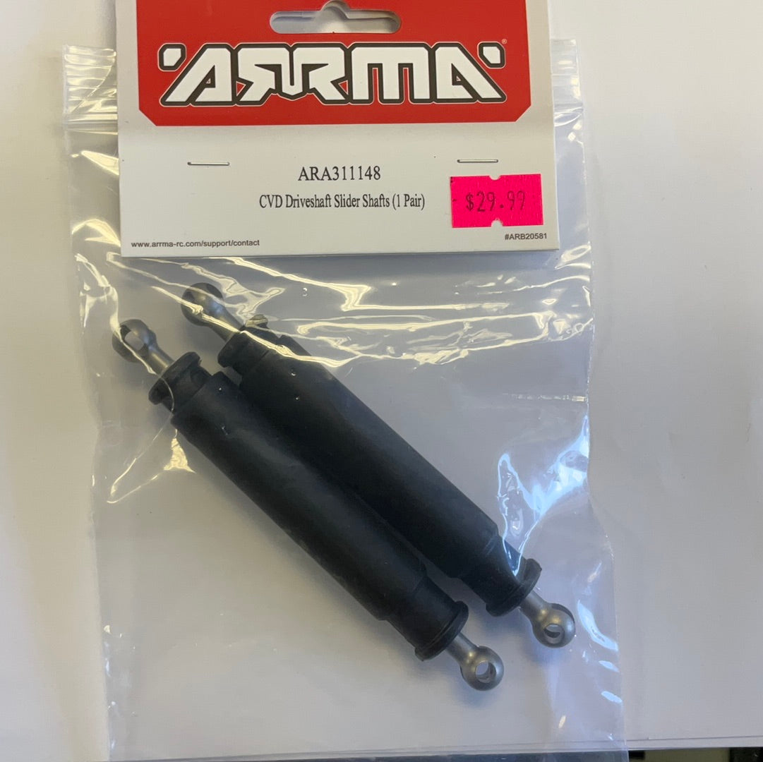 ARRMA CVD Driveshaft Slider Shafts (2)