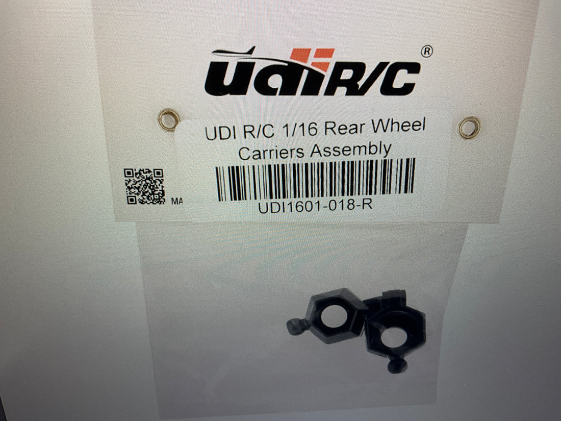 UDI RC 1/16 Rear Wheel Carriers Assembly