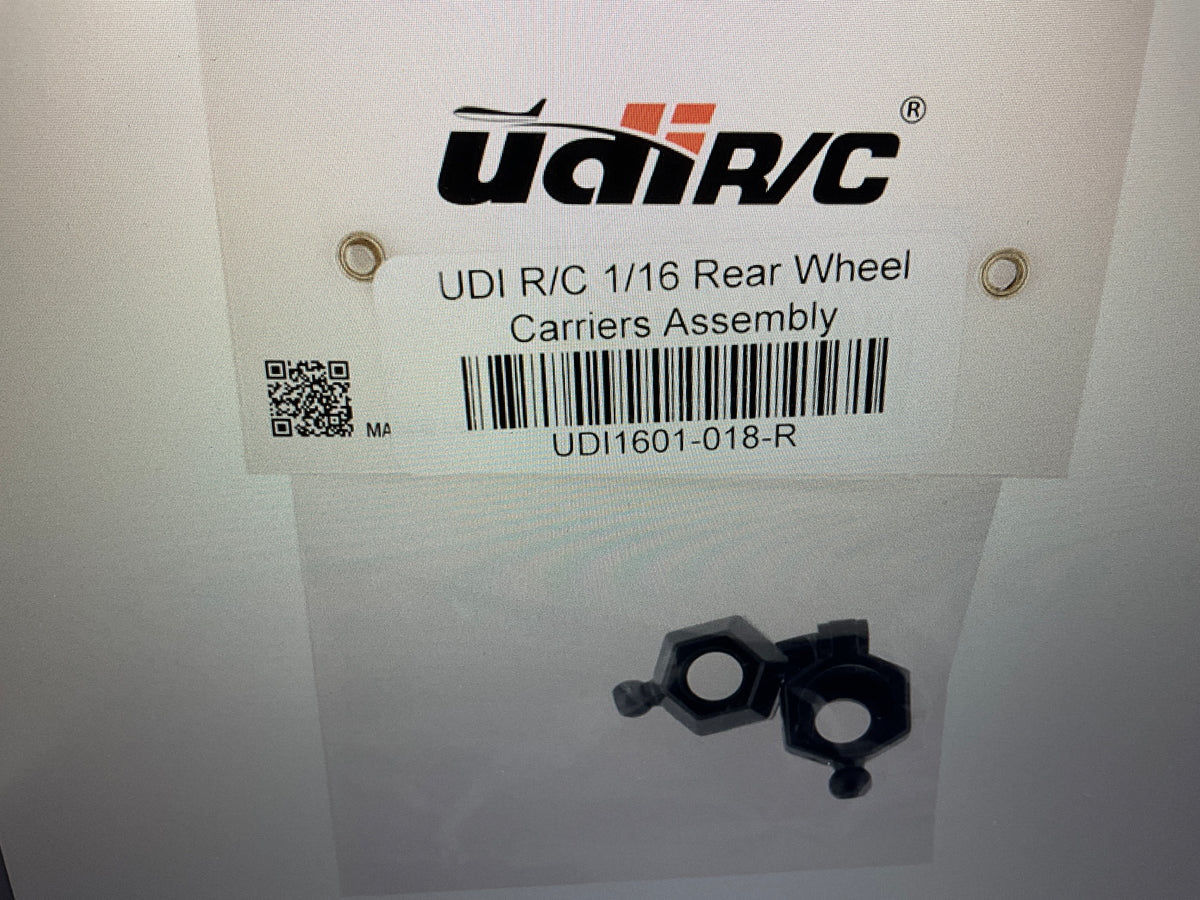 UDI RC 1/16 Rear Wheel Carriers Assembly