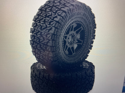 UpGrade RC Desert Claw SC 2.2/3.0" Pre-Mounted Short Course Truck Tires (2) (17mm/14mm/12mm Hex)