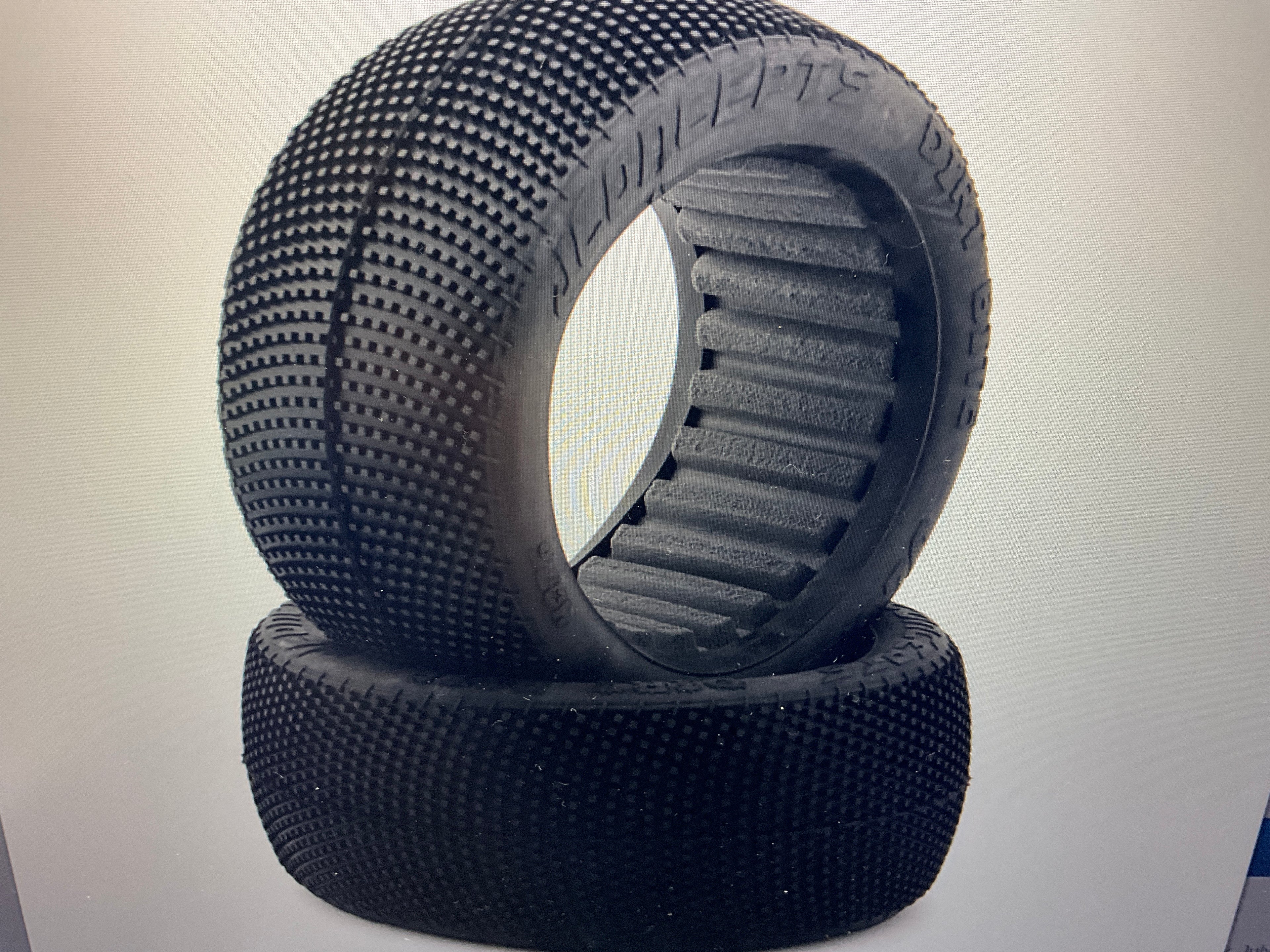 JConcepts Dirt Bite 4.0" 1/8 Off-Road Truggy Tires (2) (Blue)