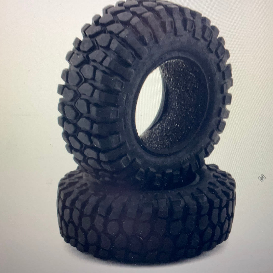 RC4WD Rock Crusher 1.0&quot; Micro Crawler Tires (2)