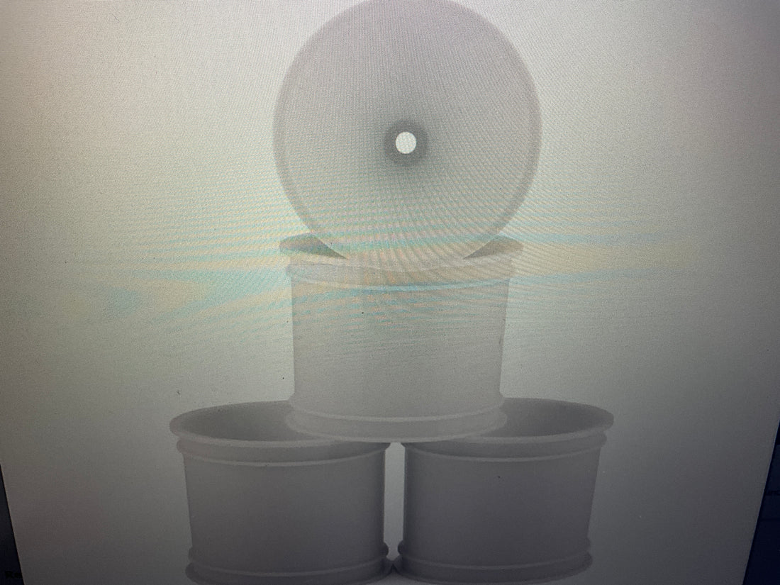 JConcepts 2.2&quot; Pin Rear Mono Stadium Truck Wheels (4) (White) (RC10T/T2/T3/GT)