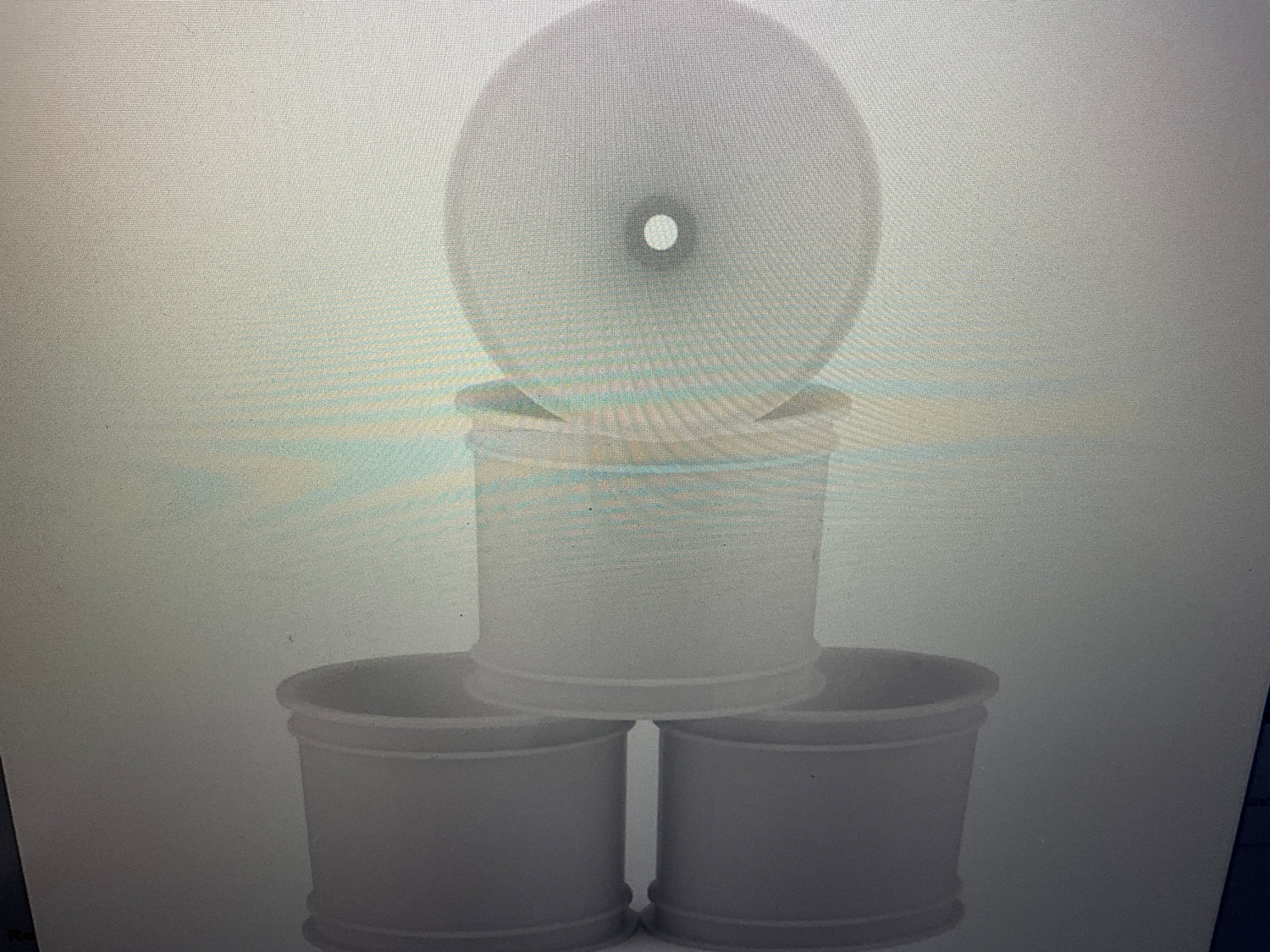 JConcepts 2.2&quot; Pin Rear Mono Stadium Truck Wheels (4) (White) (RC10T/T2/T3/GT)