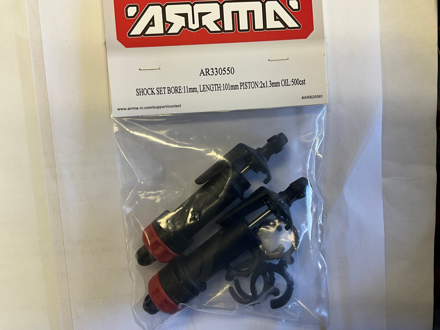 ARRMA Shock Set, Front (2)