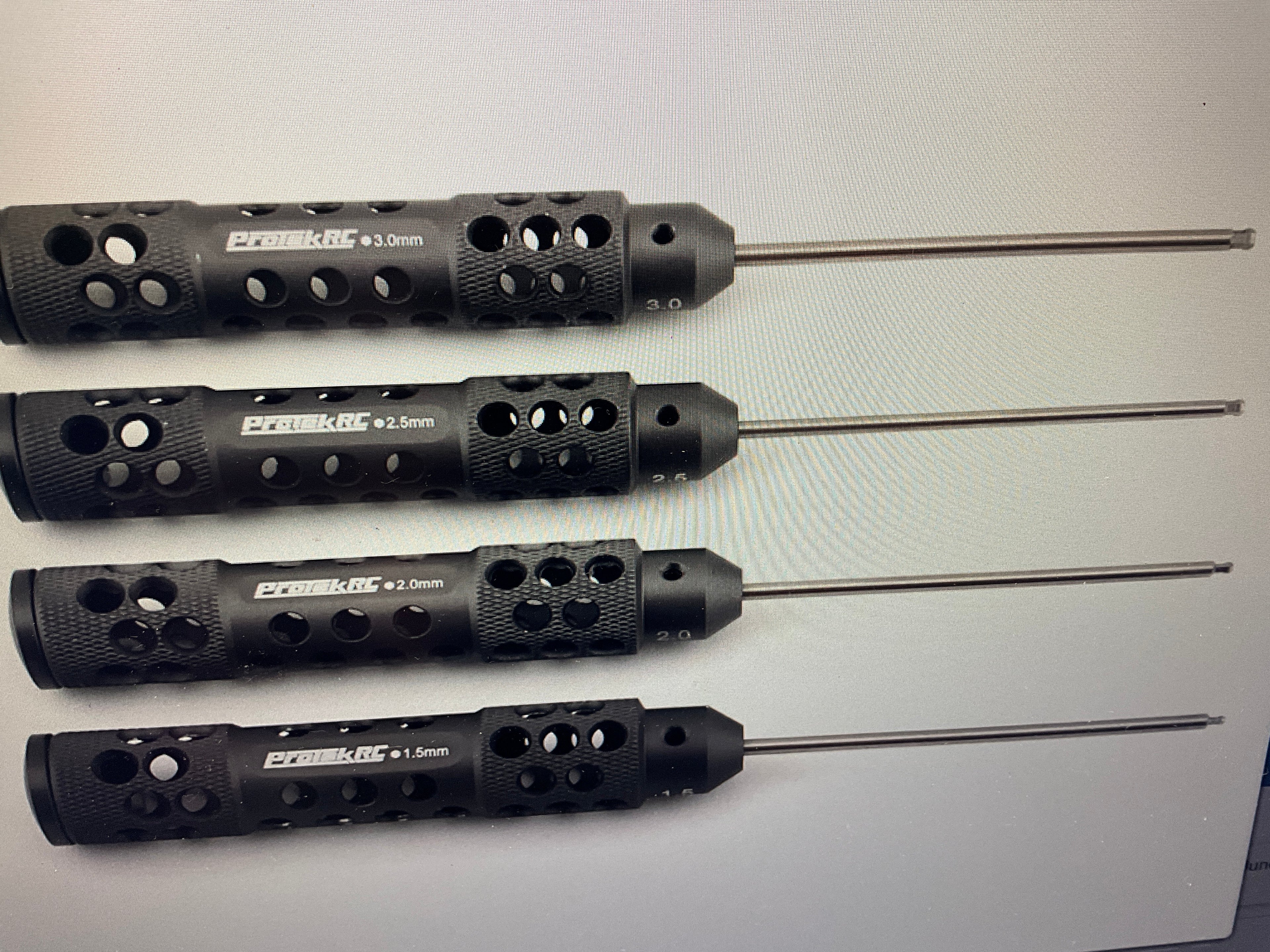ProTek RC "TruTorque SL" Metric Ball End Hex Driver Set (4) (1.5mm, 2.0mm, 2.5mm, 3.0mm)