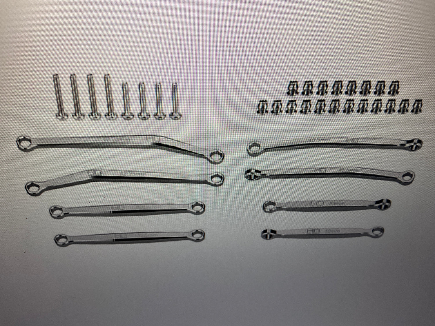 Hot Racing Aluminum No-Flex Link Set, 1/30 Axial SCX30