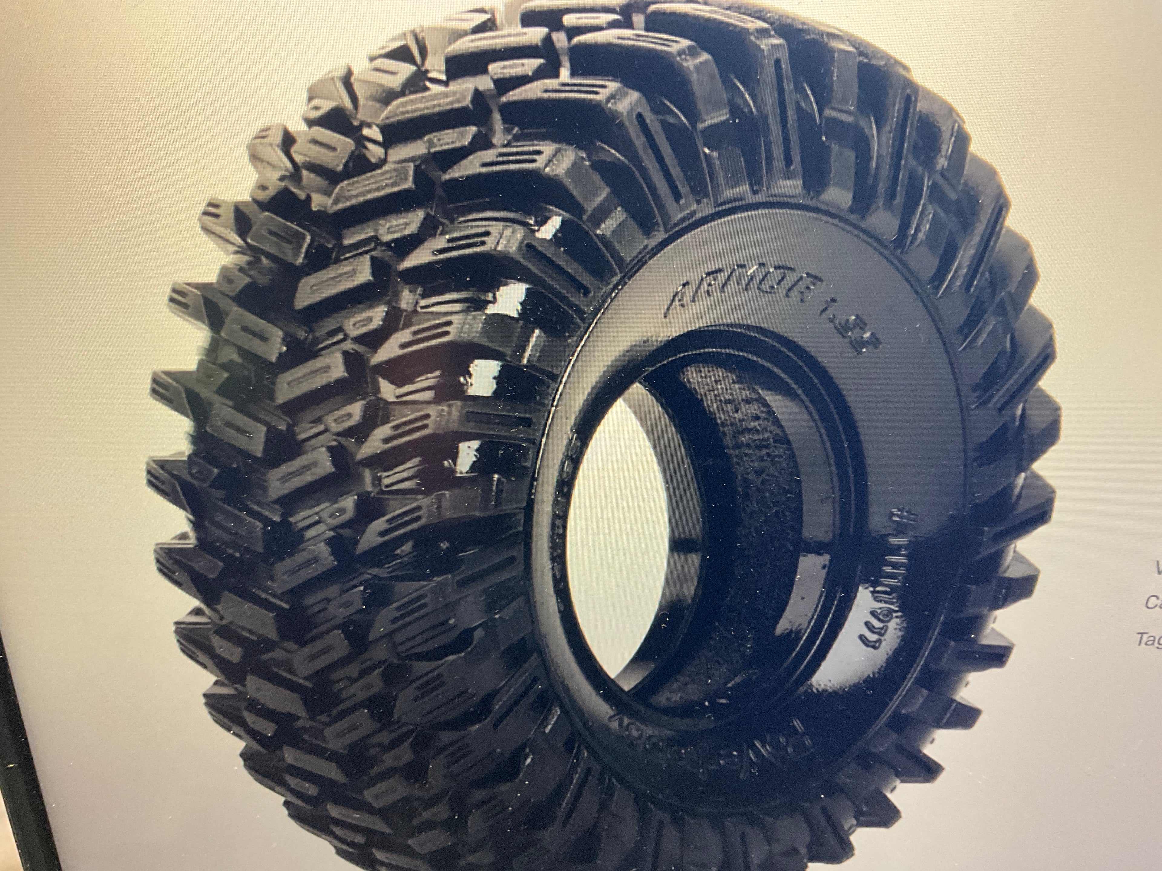 Powerhobby Armor 1.55 Crawler Tires with Dual Stage Soft and Medium Foams
