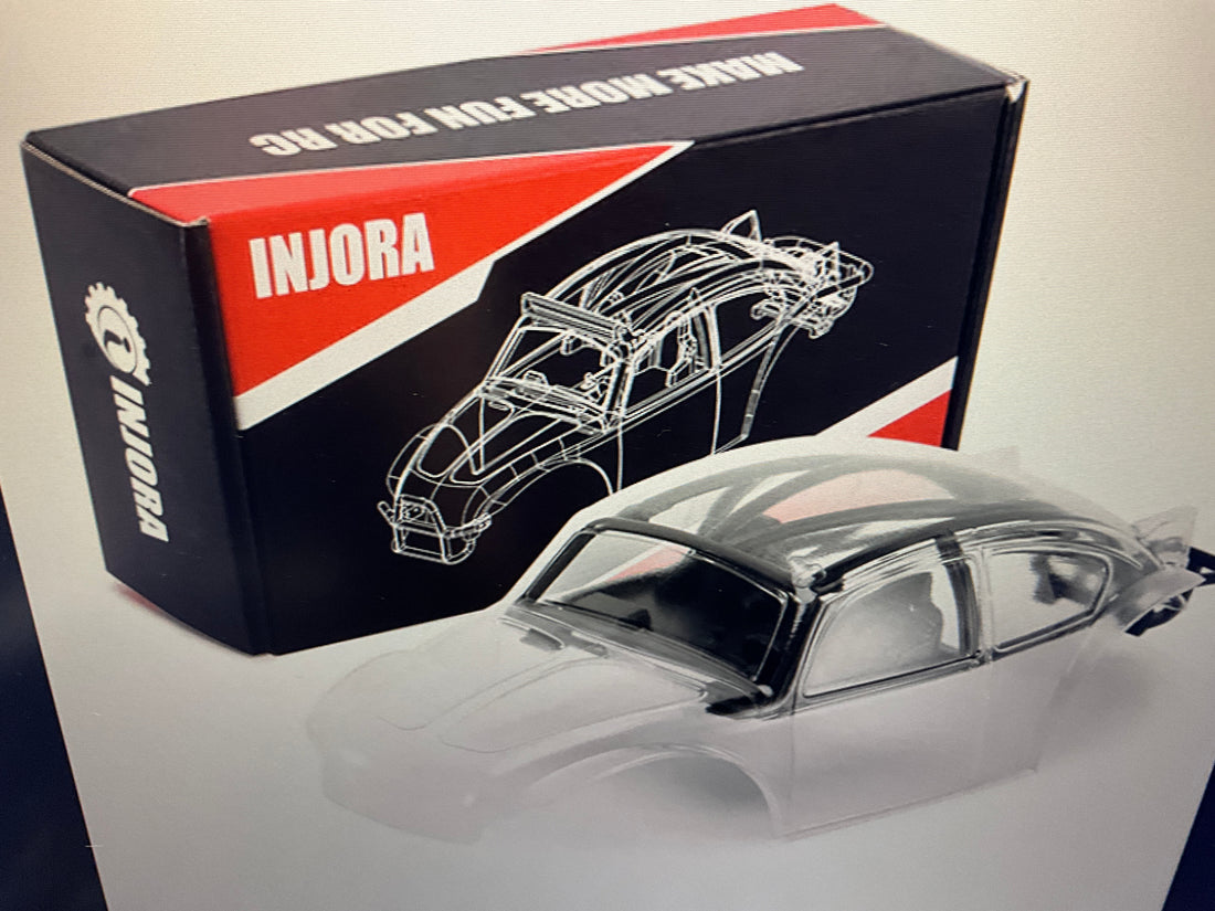 INJORA BUG24 Body with Interior for 1/24 SCX24 CLEAR