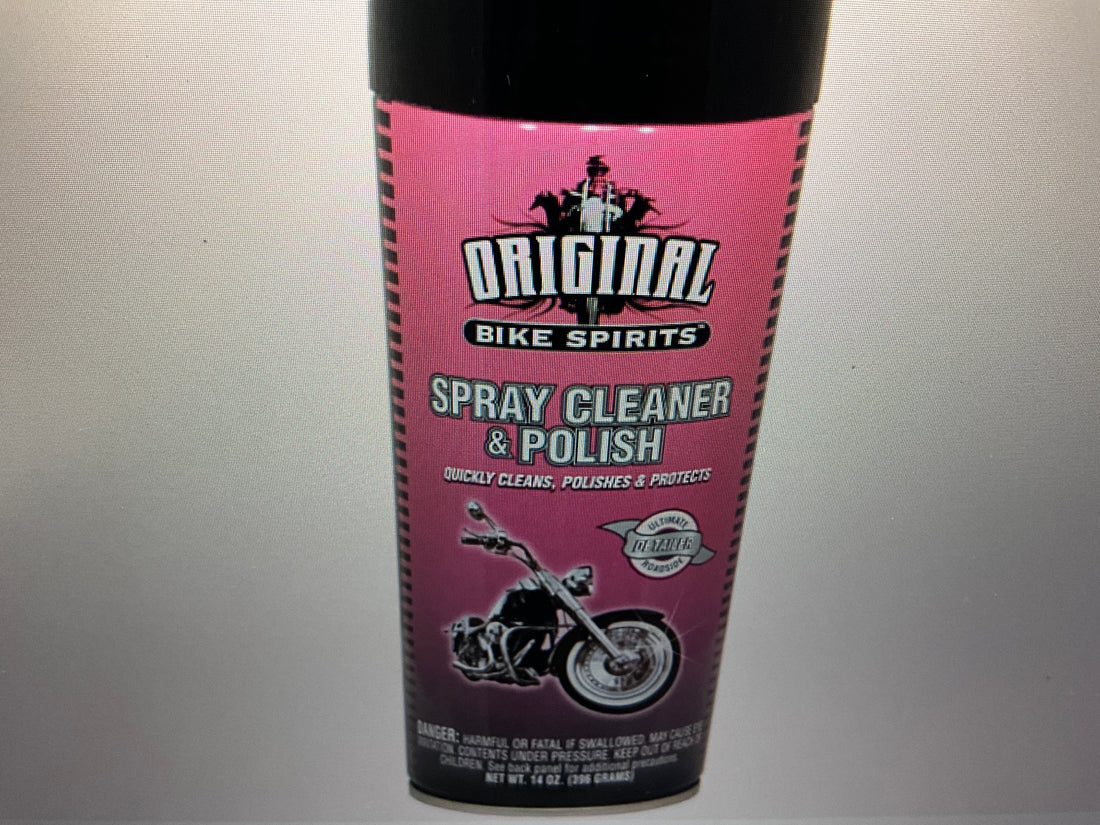 Original Bike Spirits Motorcycle ATV Spray Cleaner &amp; Polish 14 OZ