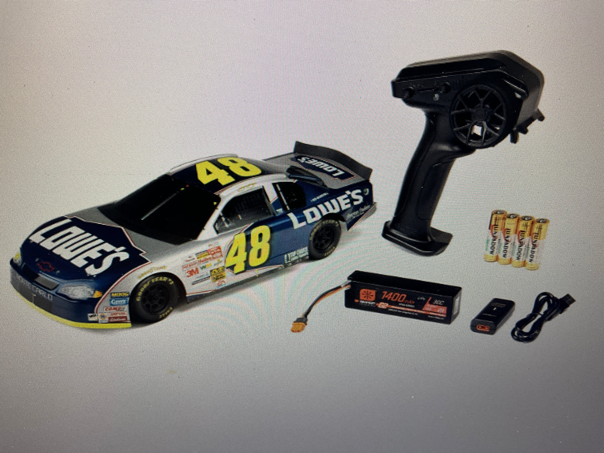 1/12 Losi NASCAR Jimmie Johnson No. 48 Lowes Chevrolet Monte Carlo (Battery &amp; Charger Included)