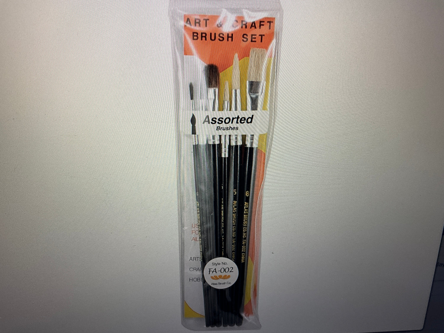 Atlas Brush Economy Paint Brush Set (6)