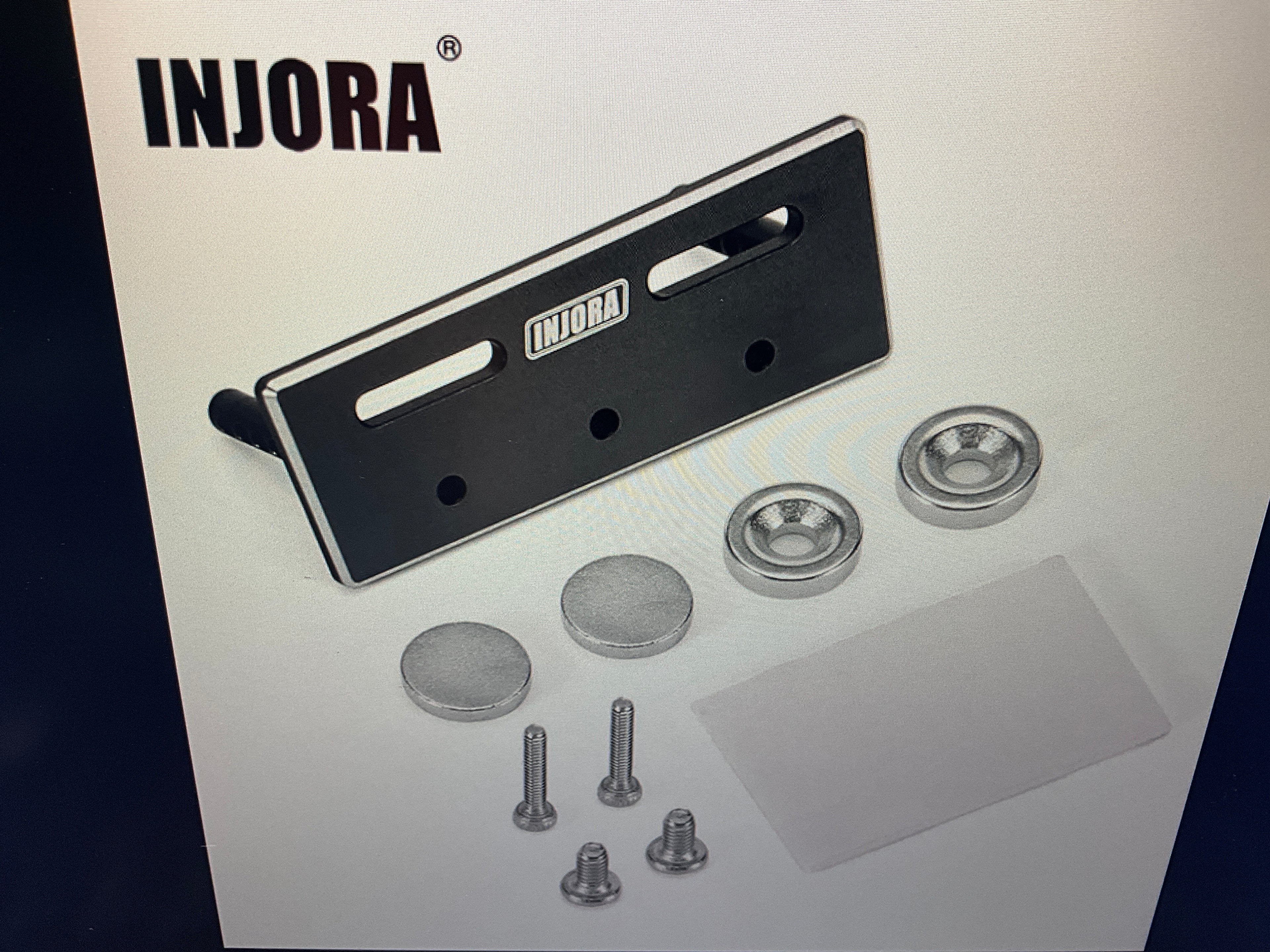 INJORA Magnetic Body Mount Invisible Body Post Set for Stock SCX24