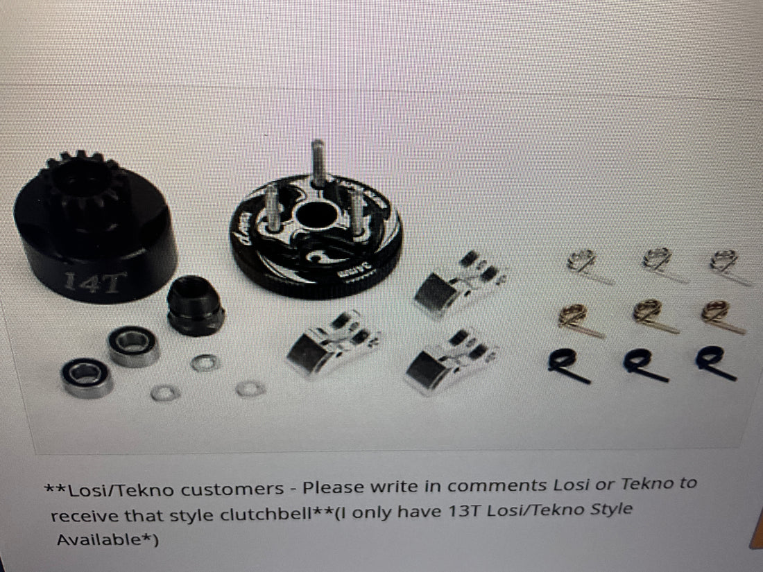 Complete 14T clutch Kit with vented bell
