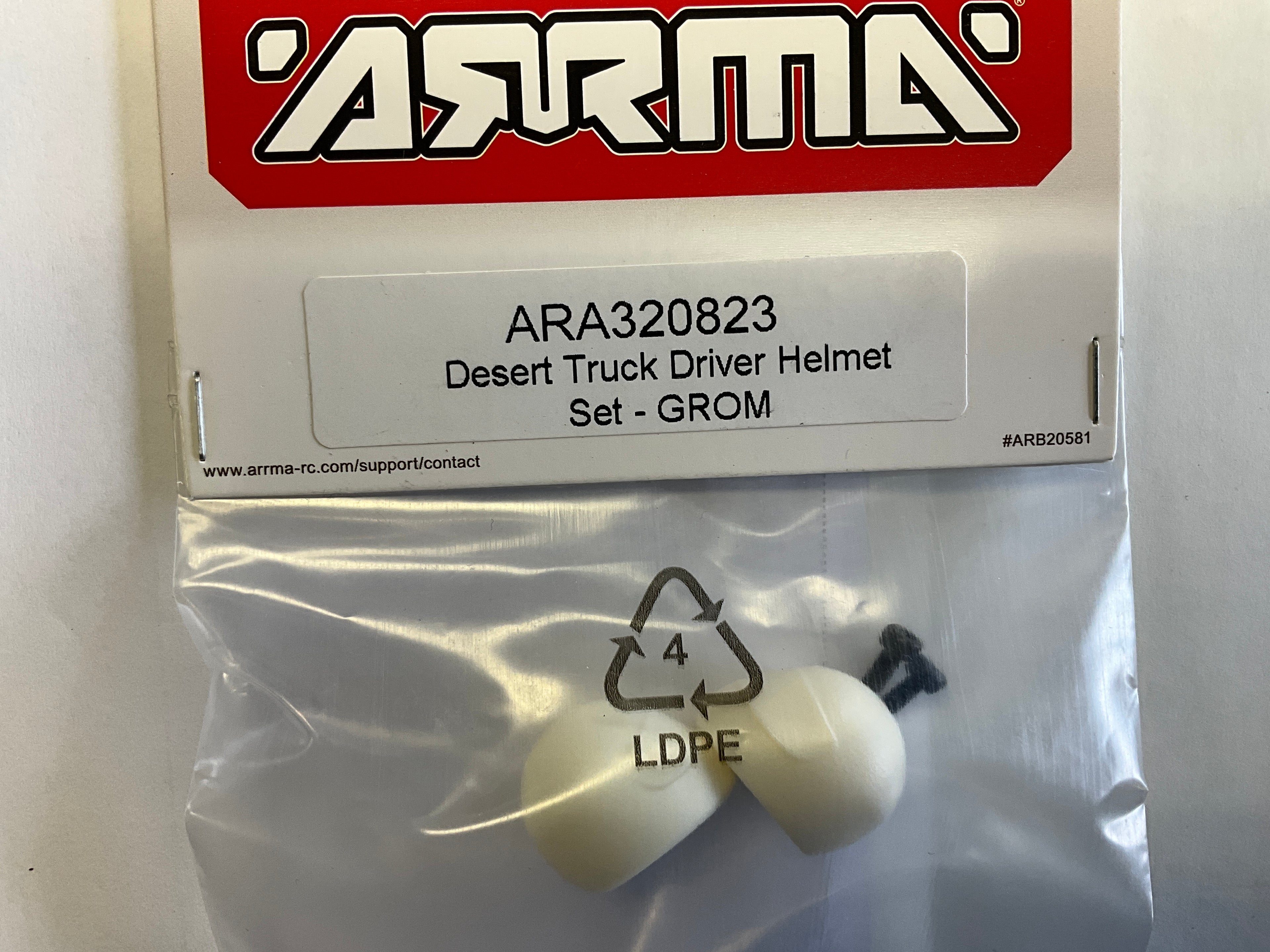 ARRMA Desert Truck Driver Helmet Set: GROM