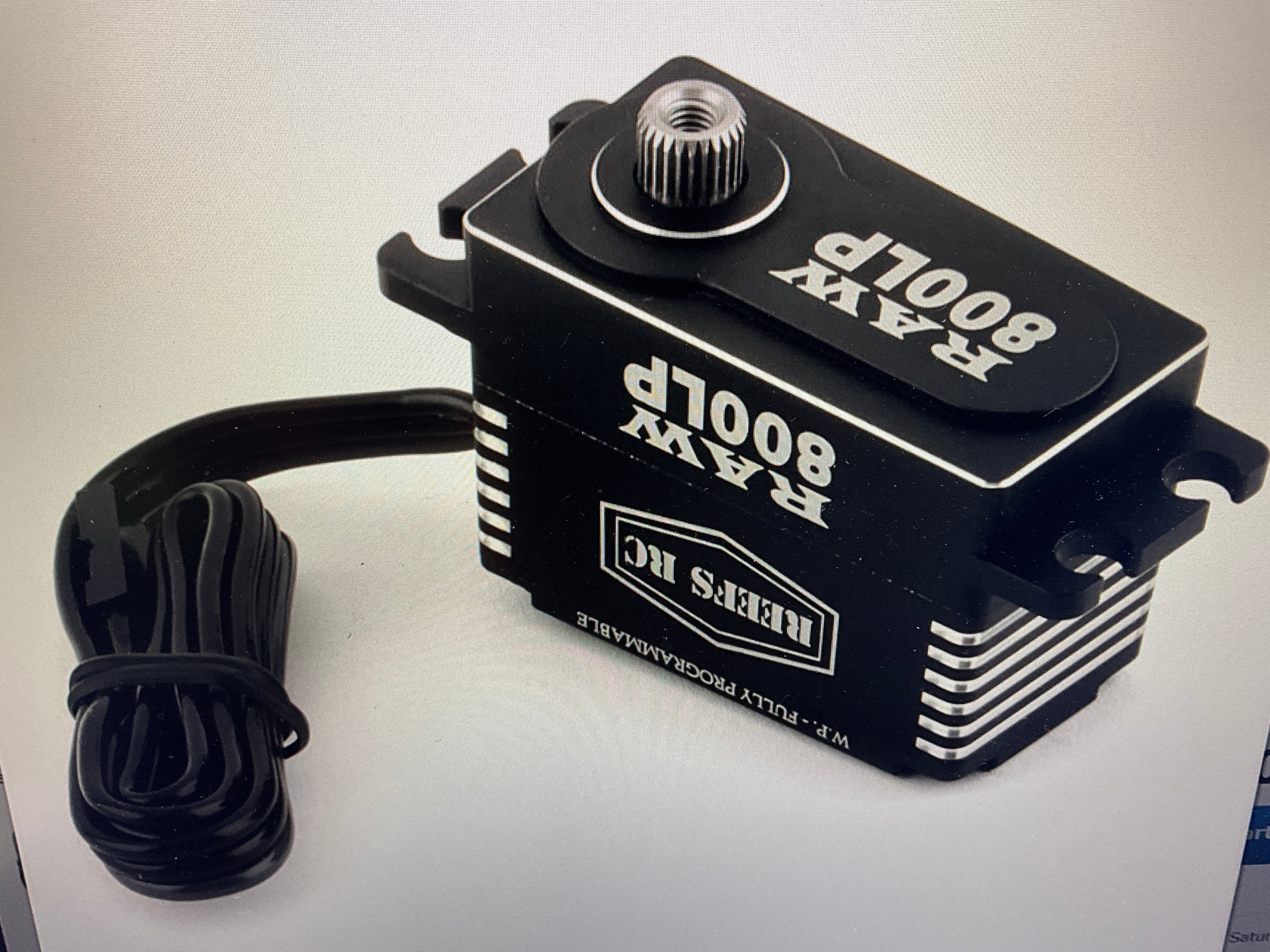 Reefs RC RAW800LP Digital Waterproof Brushless Servo (Black) (High Voltage)