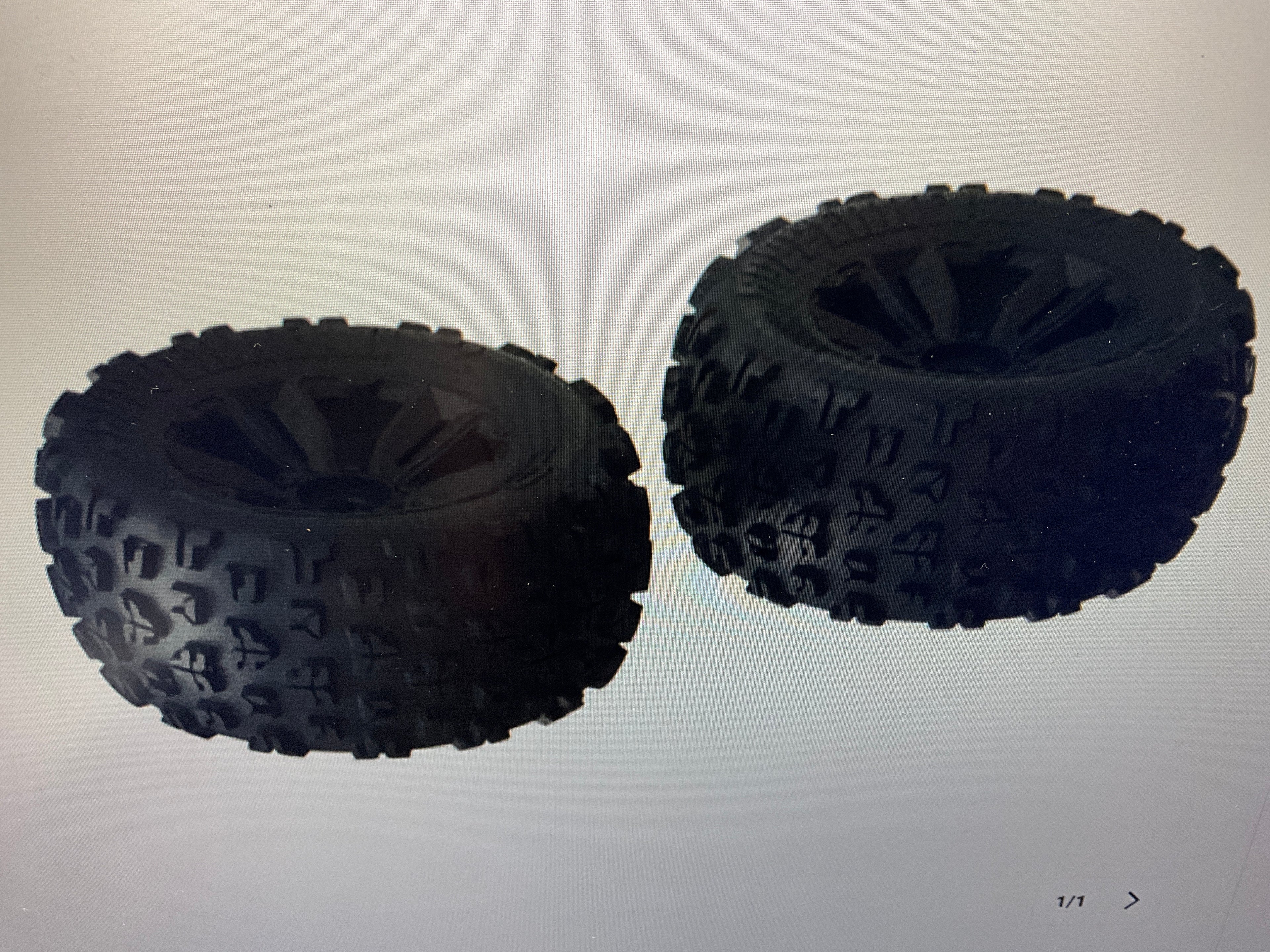 ARRMA 1/8 dBoots Copperhead2 MT Front/Rear 3.8 Pre-Mounted Tires, 17mm Hex, Black (2)