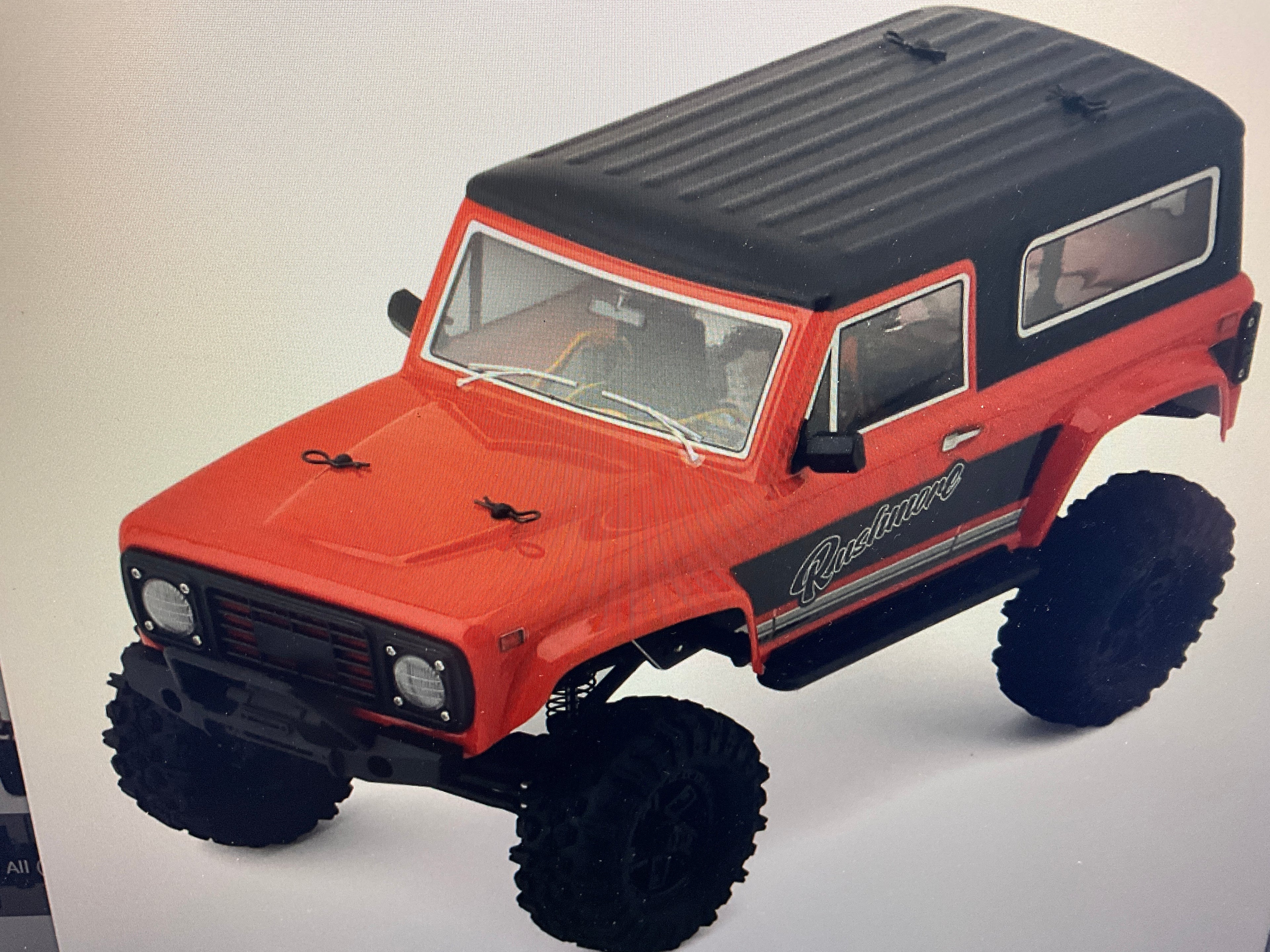 Furitek CR-18P 2024 Rushmore 4x4 1/18 RTR Micro Rock Crawler w/Brushless Furitek &amp; Motor (RED)