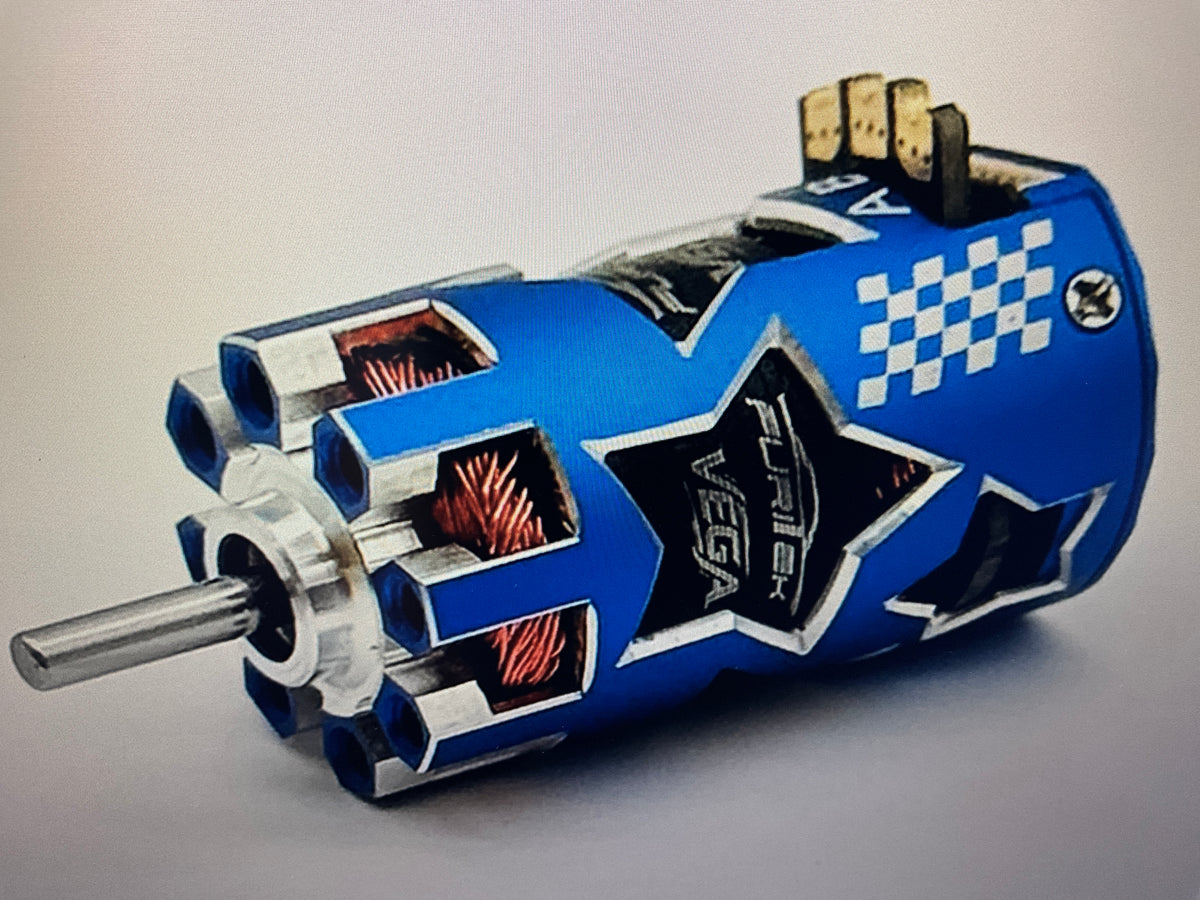 Furitek Vega 1/24 &amp; 1/28 Drift/Race Micro Sensored Brushless Motor (5500kV) (Blue)