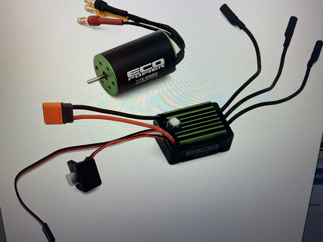 EcoPower 35A Brushless ESC &amp; Motor Combo for ARRMA® Grom (4600kV) w/IC2 Connector
