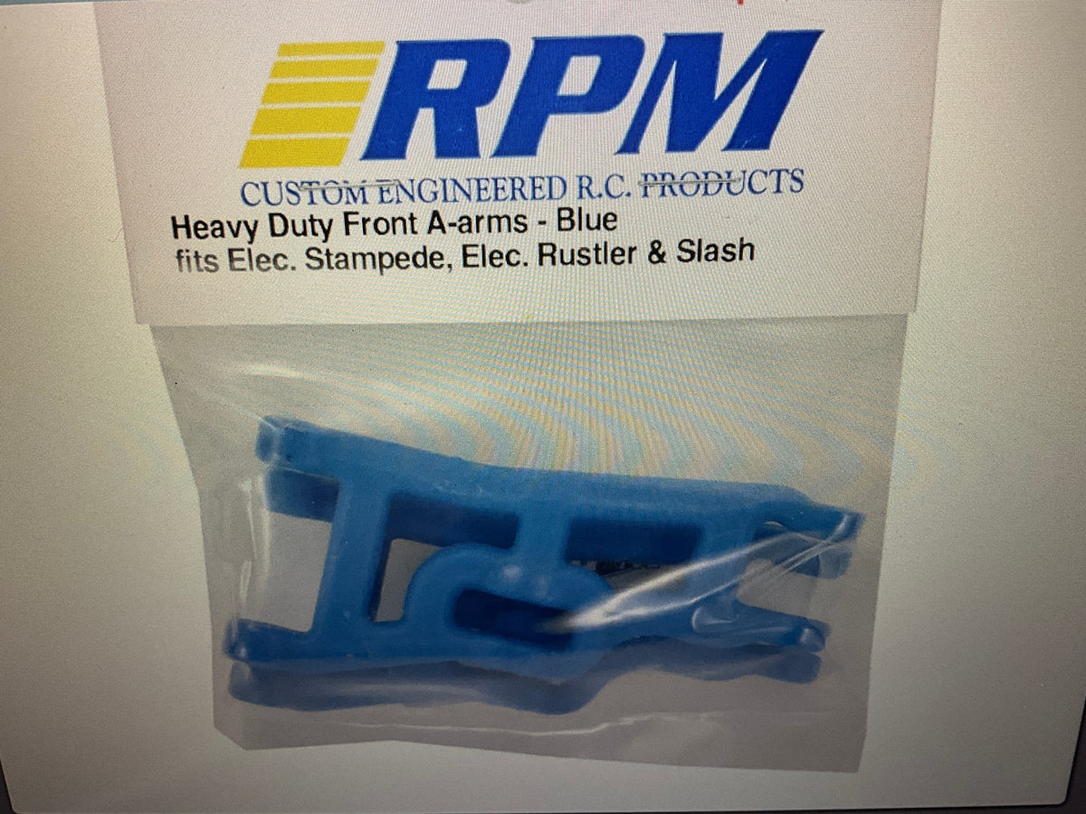 RPM Front A-Arms for Traxxas Rustler/Stampede/Slash (Blue) (2)