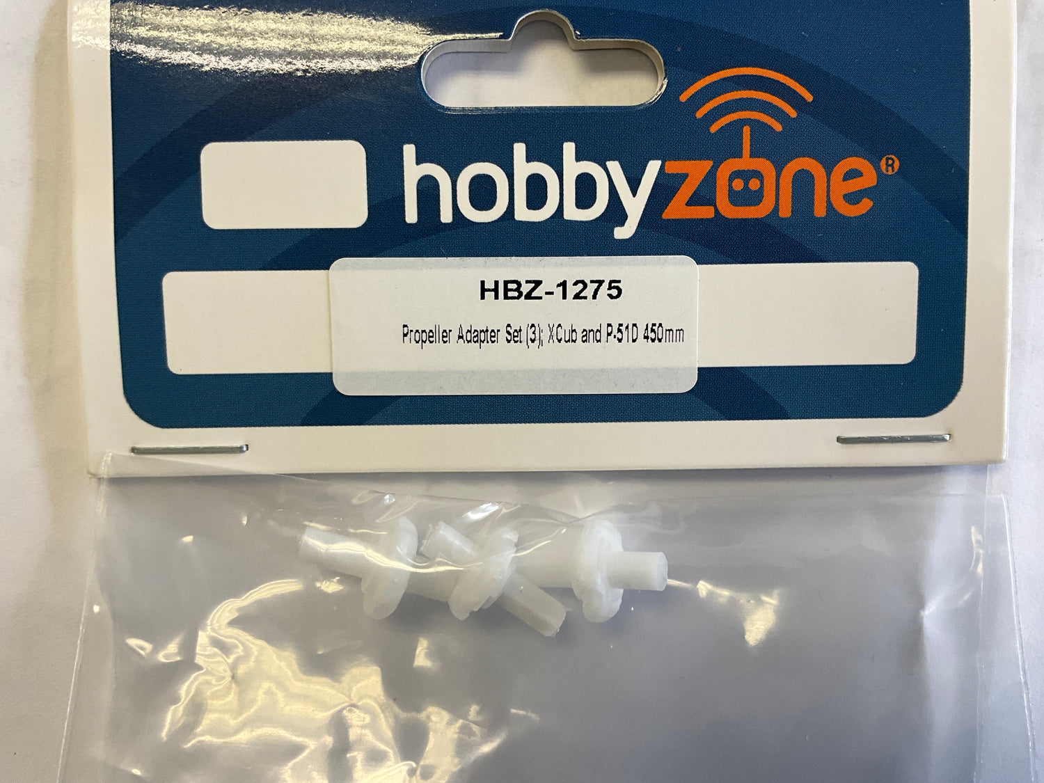 Hobbyzone Propeller Adapter; XCub and P-51D 450mm, 3 Pieces