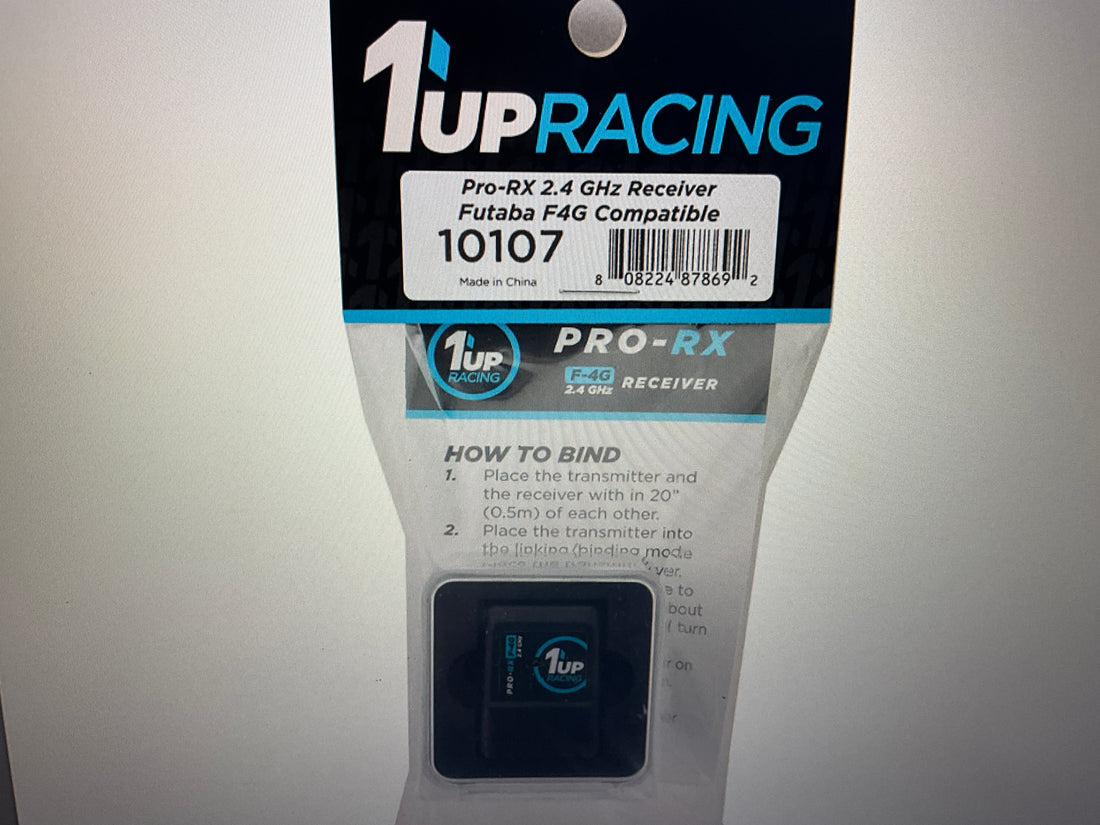 1UP Racing 4-Channel Futaba F-4G Antenna-Free 2.4GHz Receiver