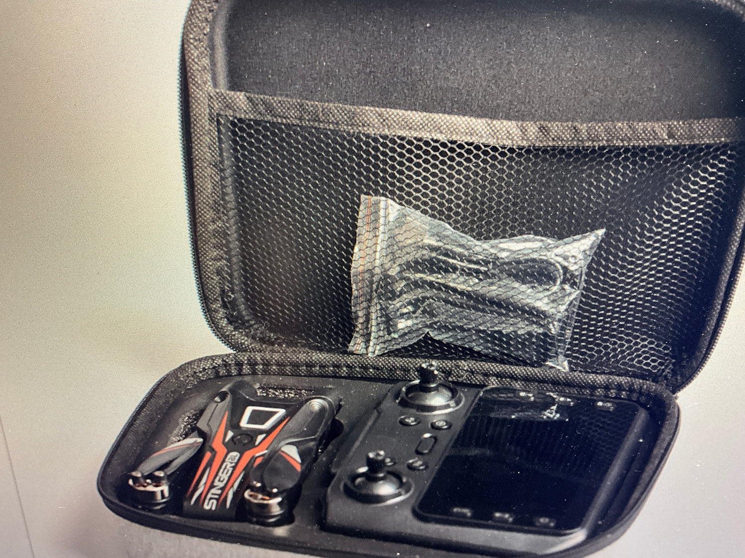 RAGE RC Stinger BL FPV Drone with 1-Axis 1080p HD Camera &amp; Storage Case