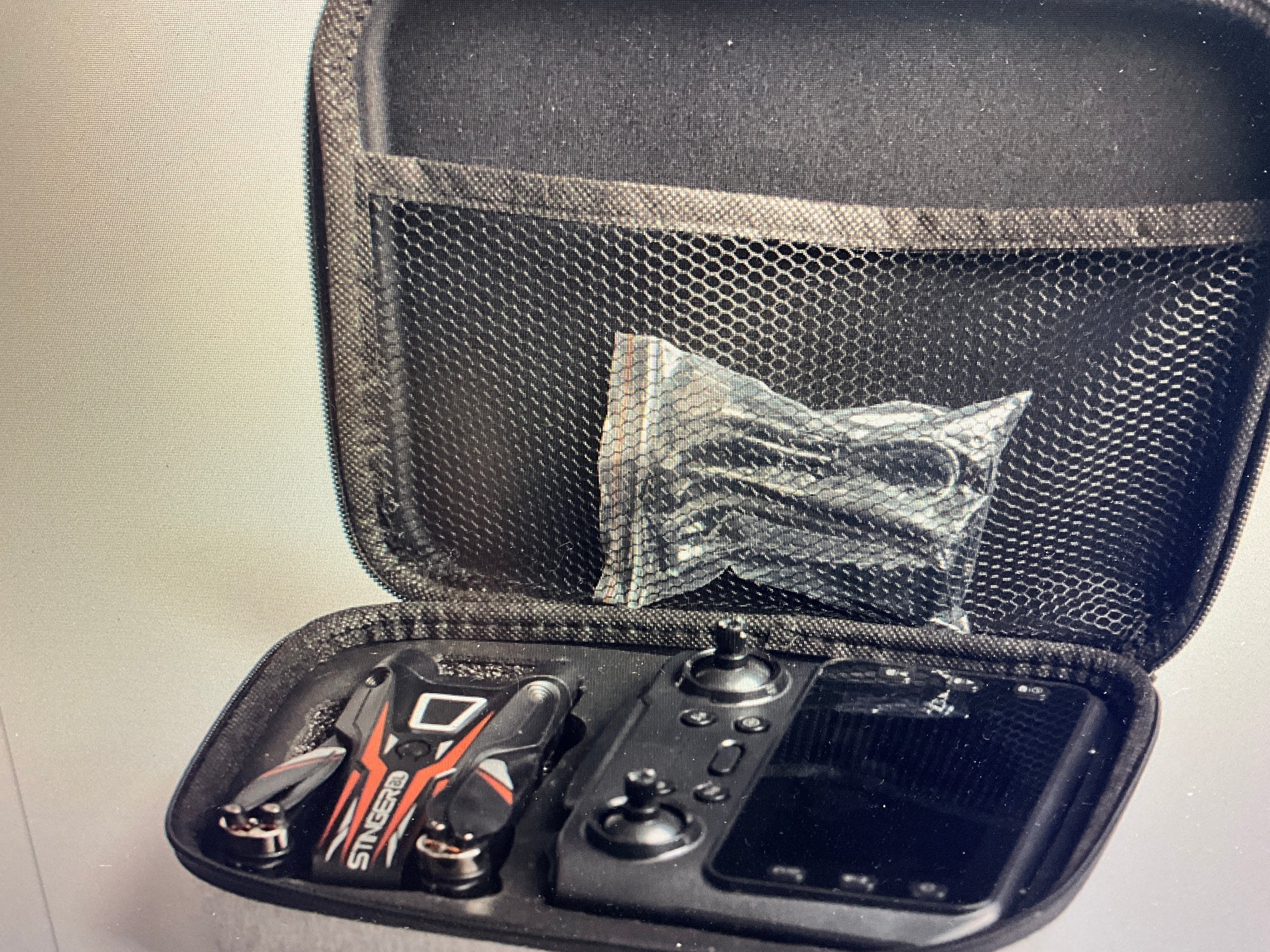 RAGE RC Stinger BL FPV Drone with 1-Axis 1080p HD Camera &amp; Storage Case