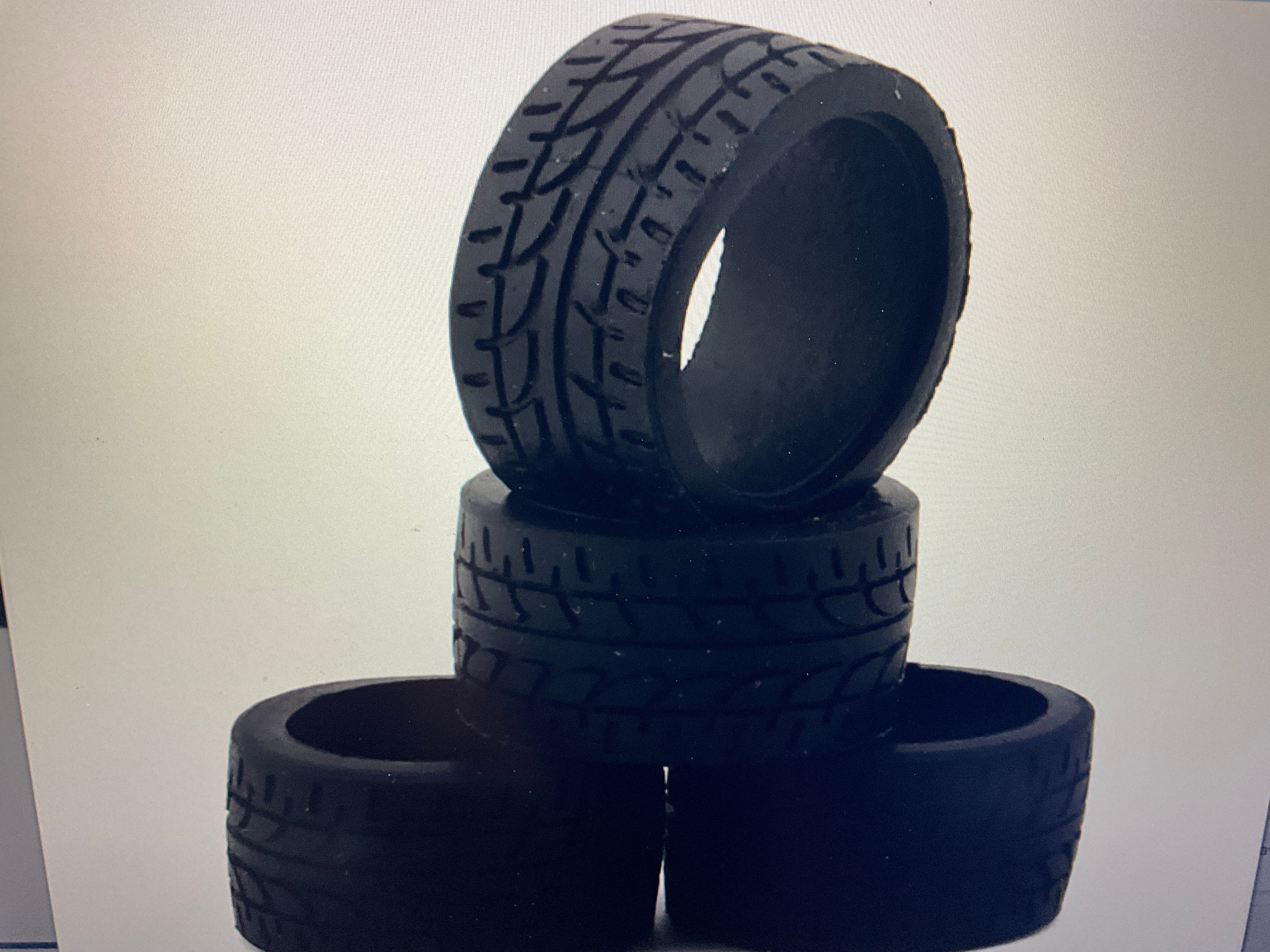 Kyosho Mini-Z 11mm Wide Racing Radial Tire (4) (10 Shore)