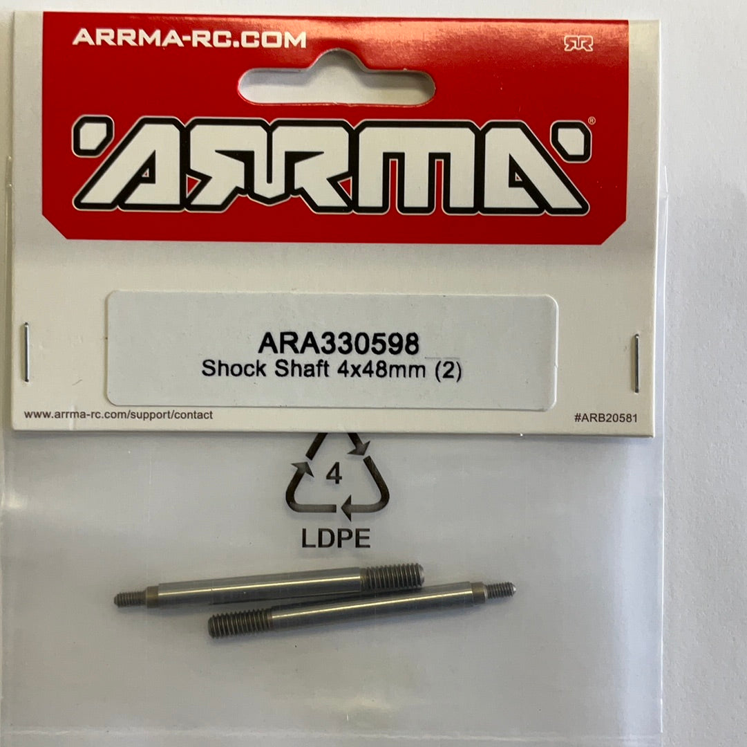 ARRMA Shock Shaft, 4x48mm (2)