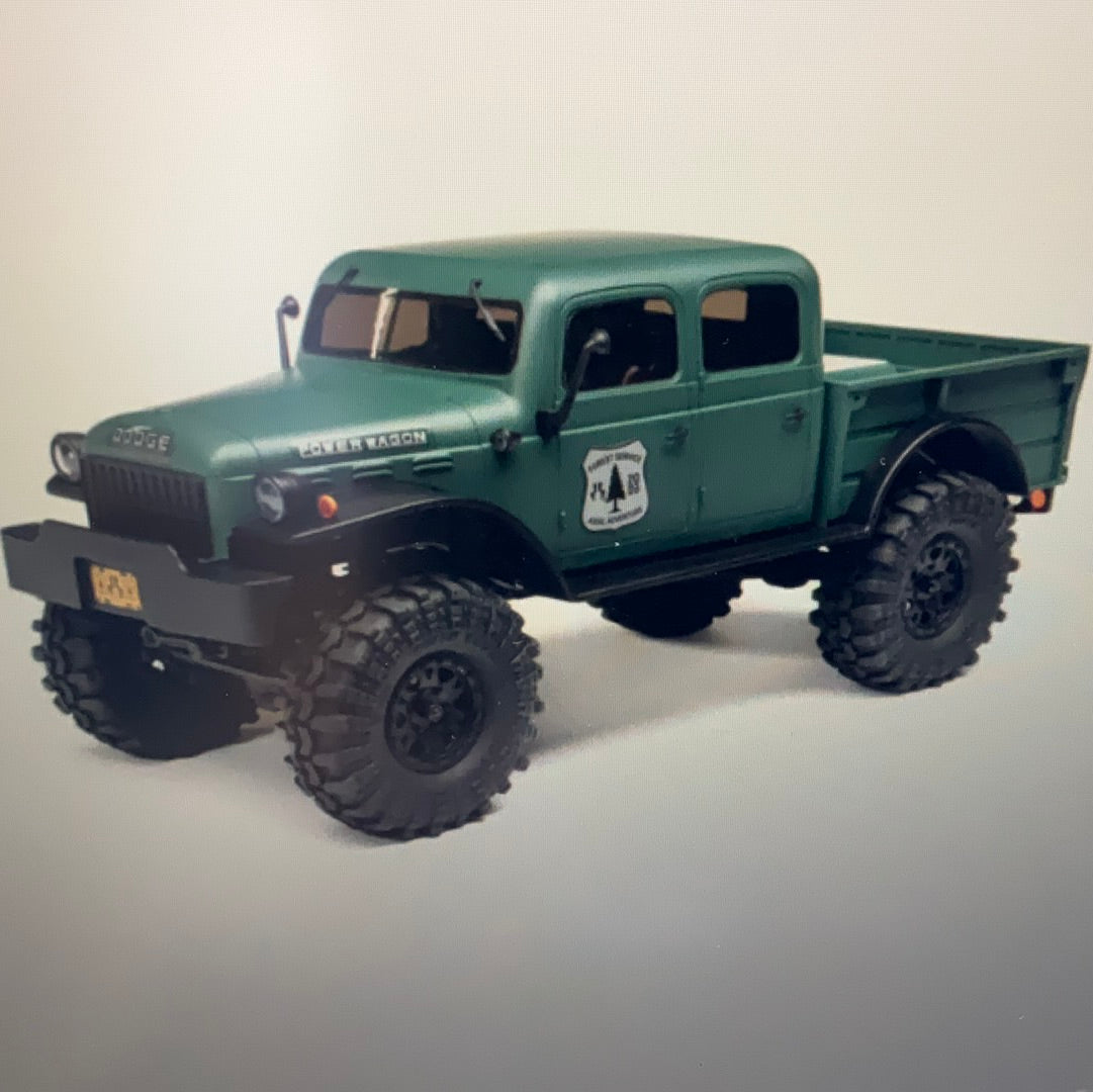AXIAL 1/24 SCX24 Dodge Power Wagon 4WD Rock Crawler Brushed RTR