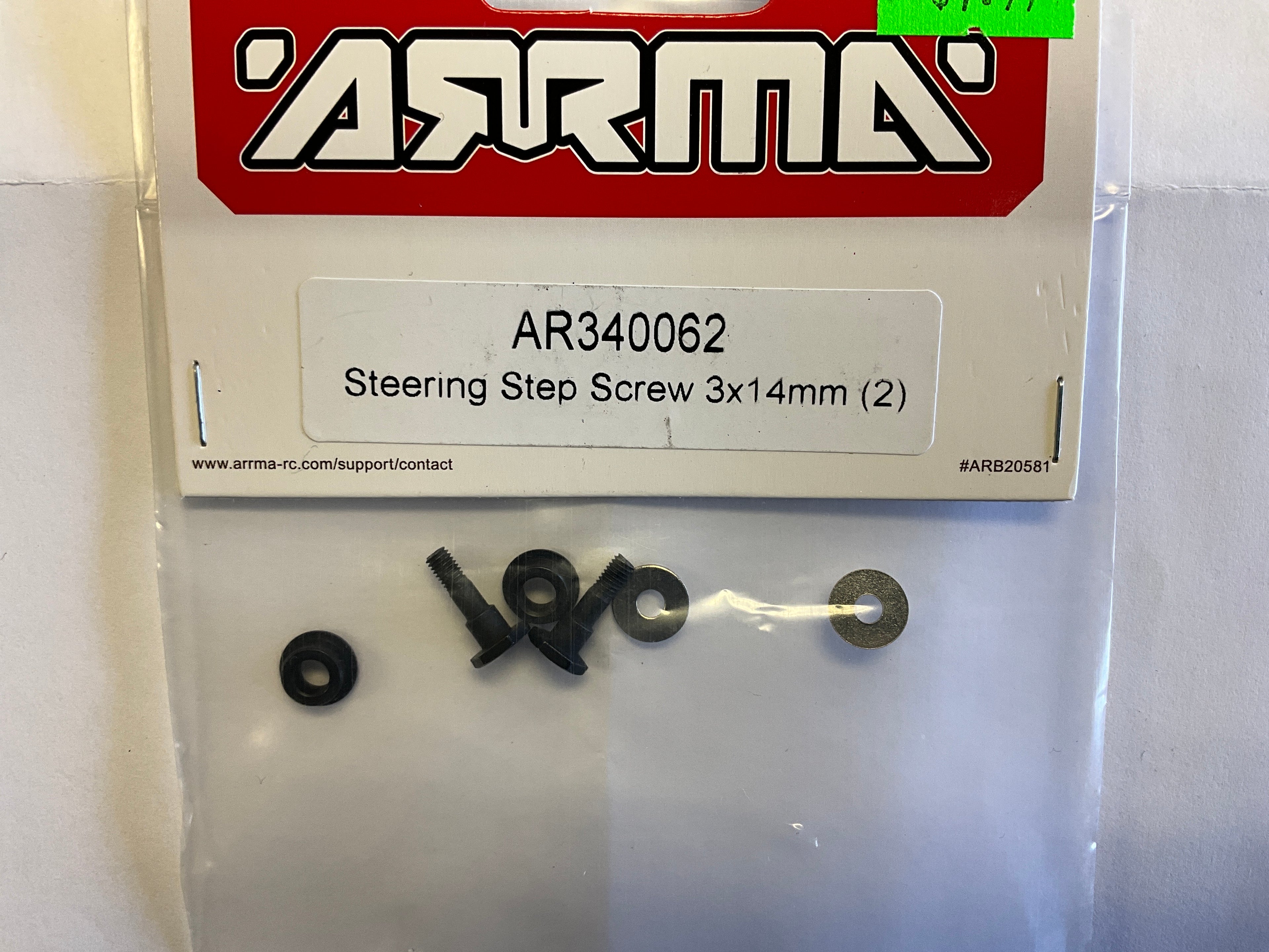 ARRMA Steering Step Screw 3x14mm (2) AR340062