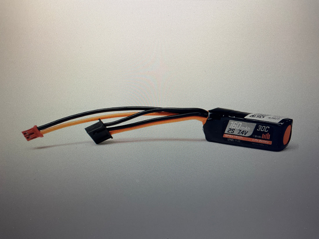SPEKTRUM 7.4V 160mAh 2S 30C LiPo Battery: PH2.0