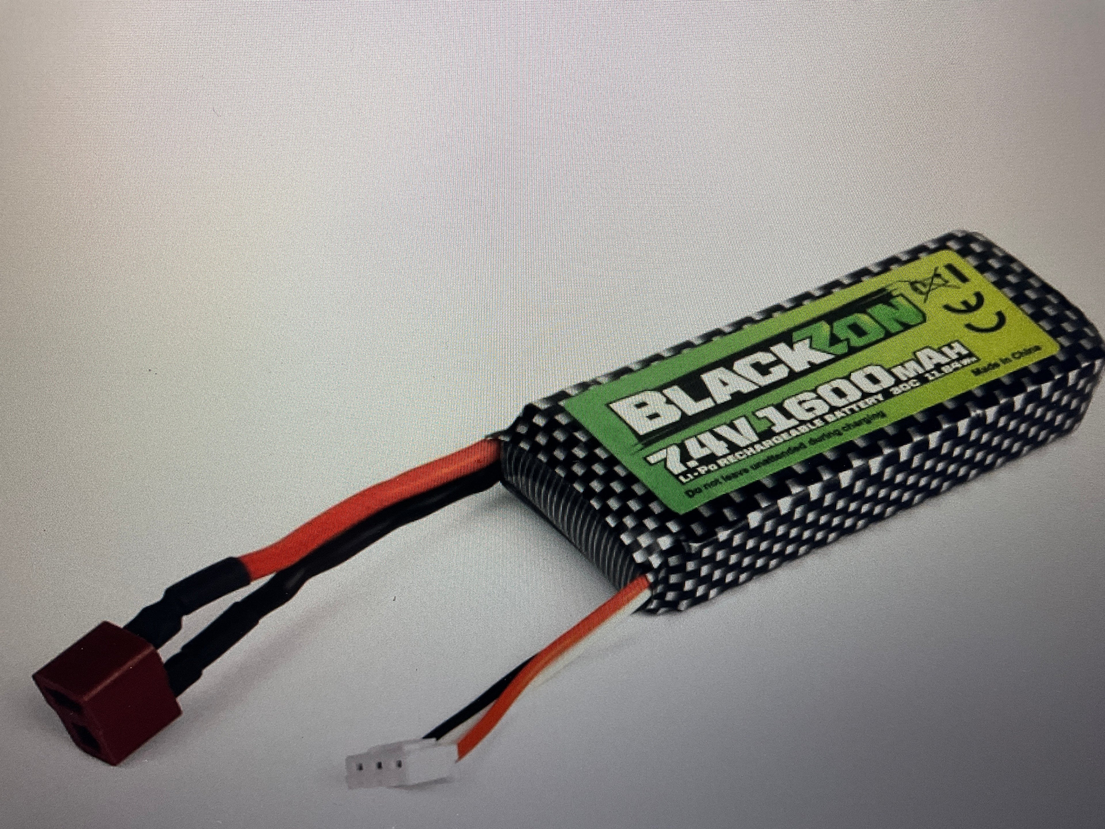 BlackZon Turbo Smyter Battery Pack (LiPo 7.4V, 1600mAh), w/T-Plug