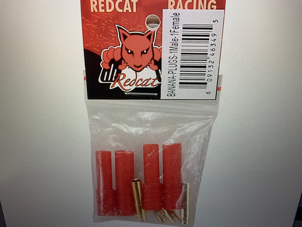 Redcat Banana 4.0 Plugs (1 Male/1 Female)