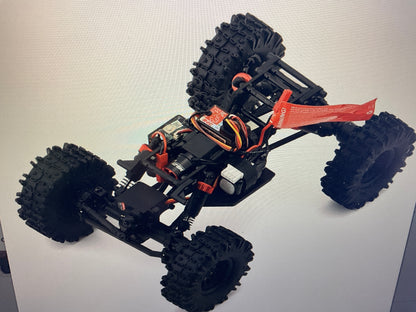Redcat Ascent-18 Apex 1/18 4WD RTR Brushless Rock Crawler (Red) w/2.4GHz Radio, Battery &amp; Charger