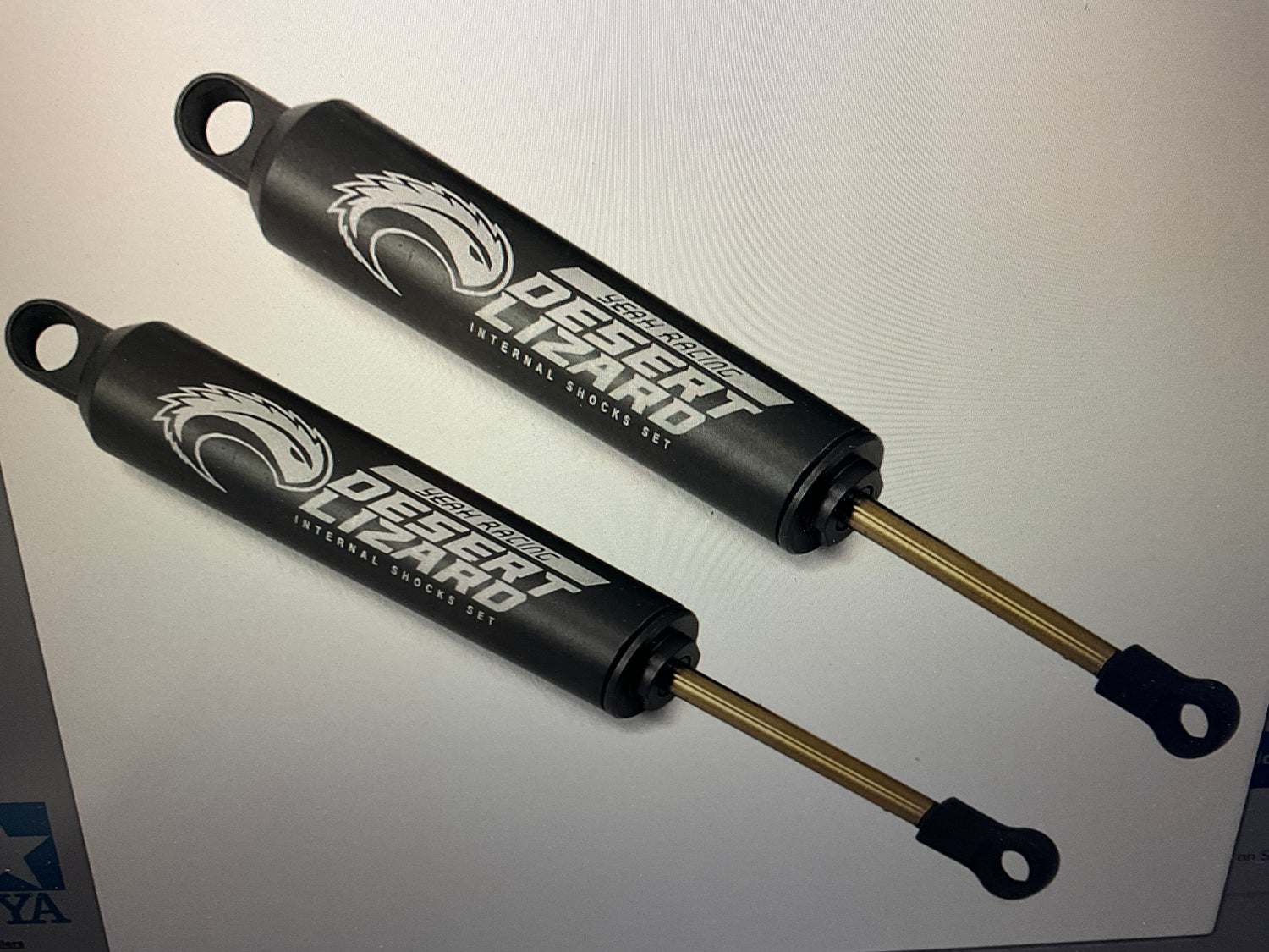 Yeah Racing 110mm Desert Lizard Two Stage Internal Spring Shock (2) (Black)