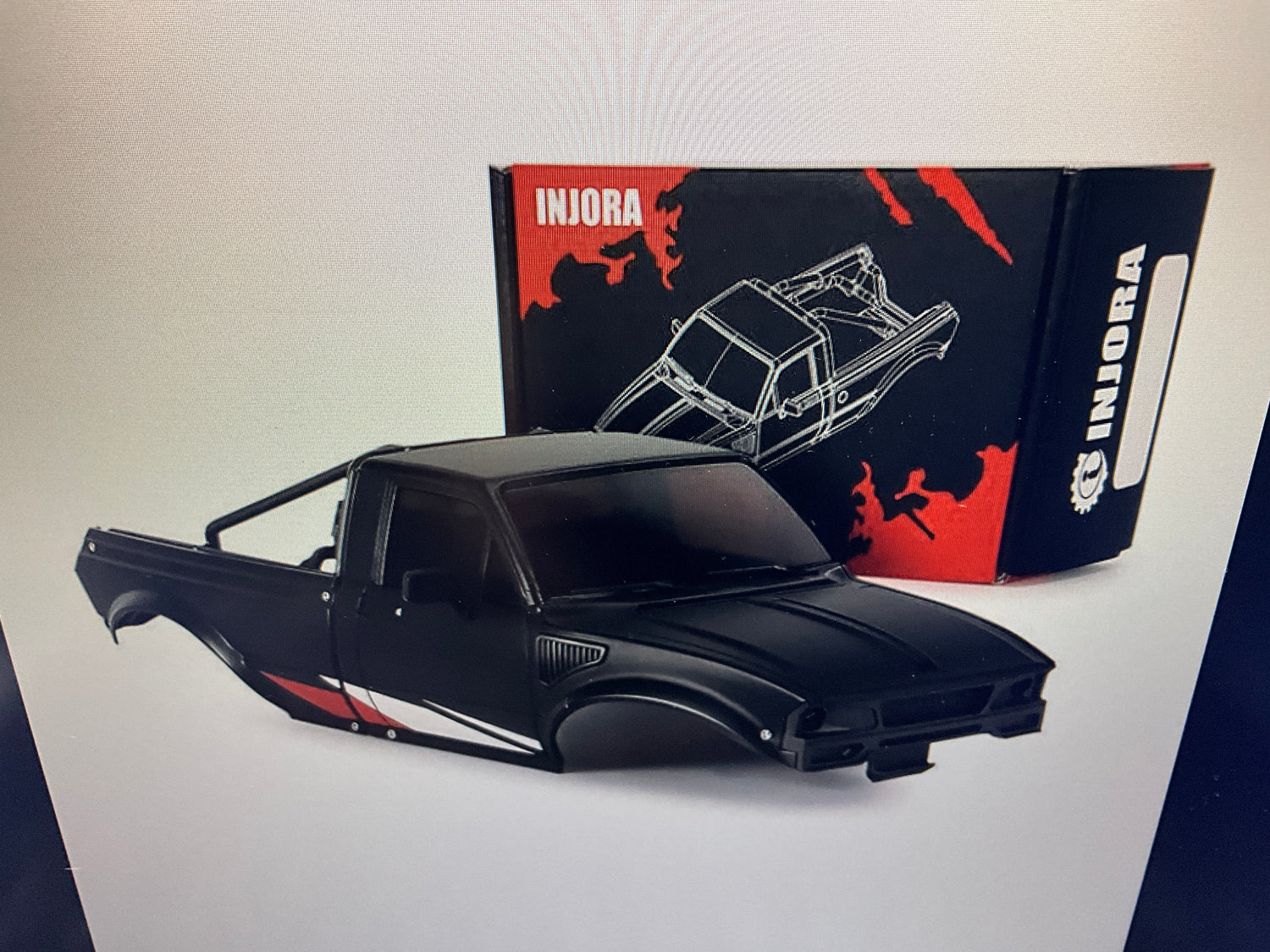 INJORA IR60 Body for 1/18 TRX4M Defender Bronco BLACK