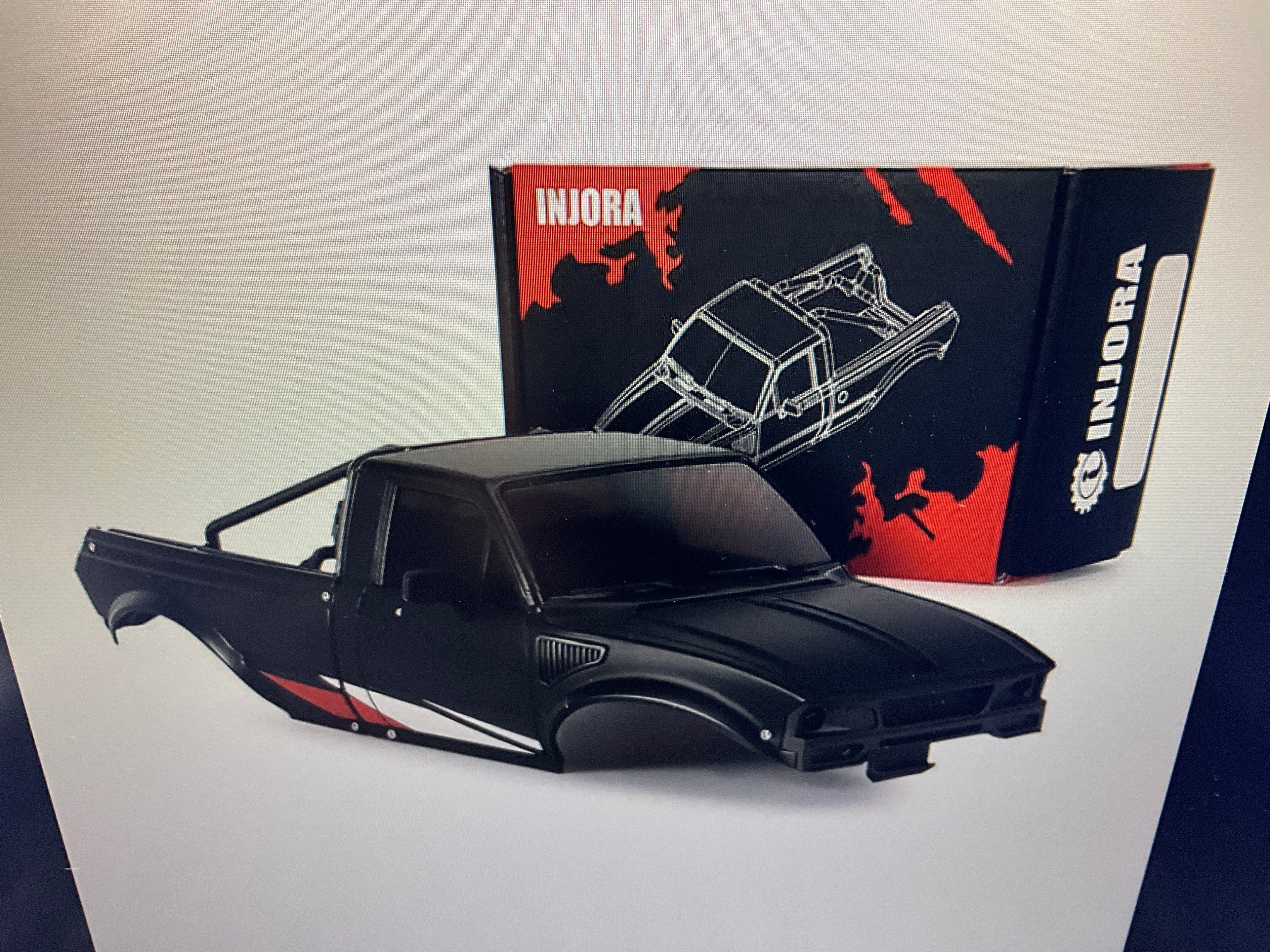 INJORA IR60 Body for 1/18 TRX4M Defender Bronco BLACK