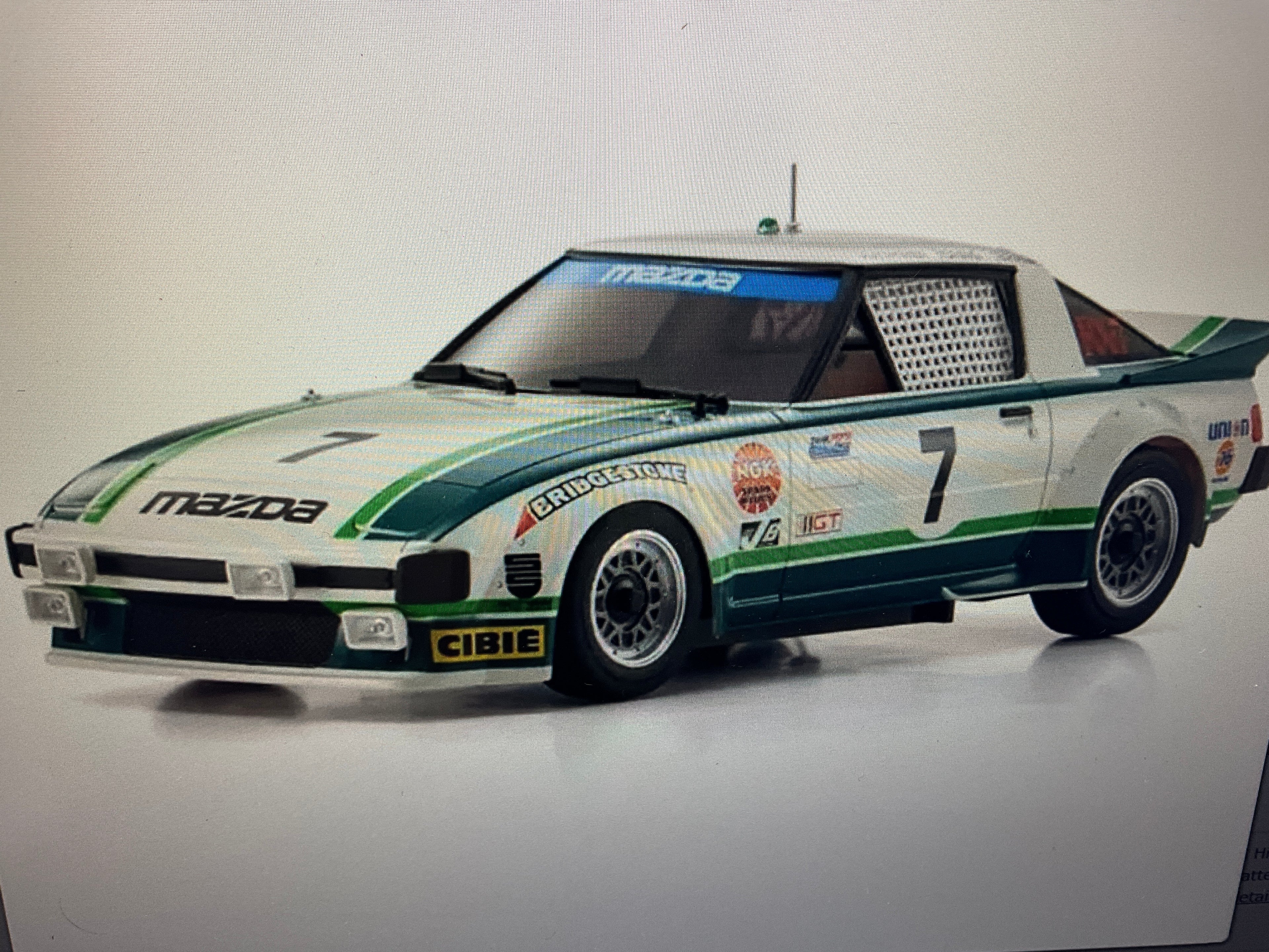 Kyosho MR-04 RWD Mini-Z Readyset w/1979 Mazda Savanna RX-7 Body (Green/White) w/KT-531P 2.4GHz Radio