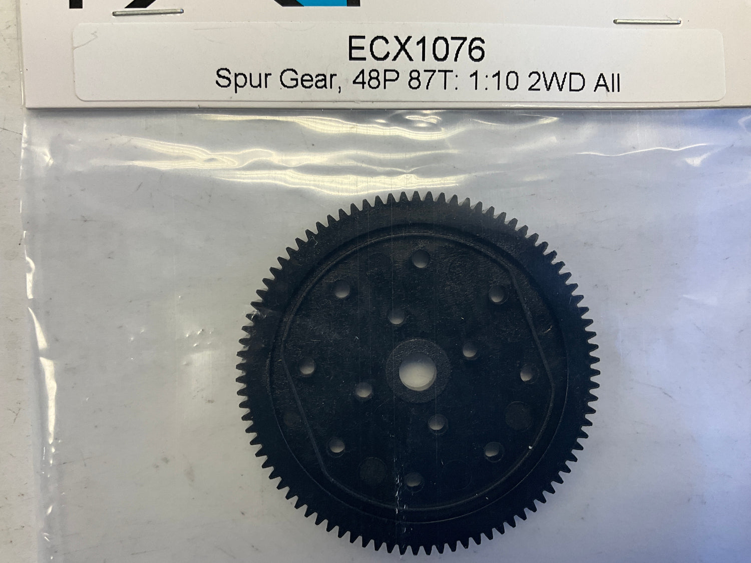 ECX Spur Gear, 48P 87T: 1/10 2WD All